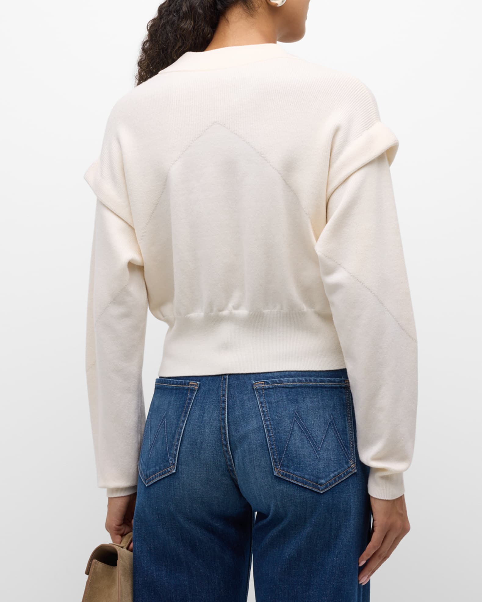 Iro Azura V-Neck Merino Wool Sweater Neiman Marcus