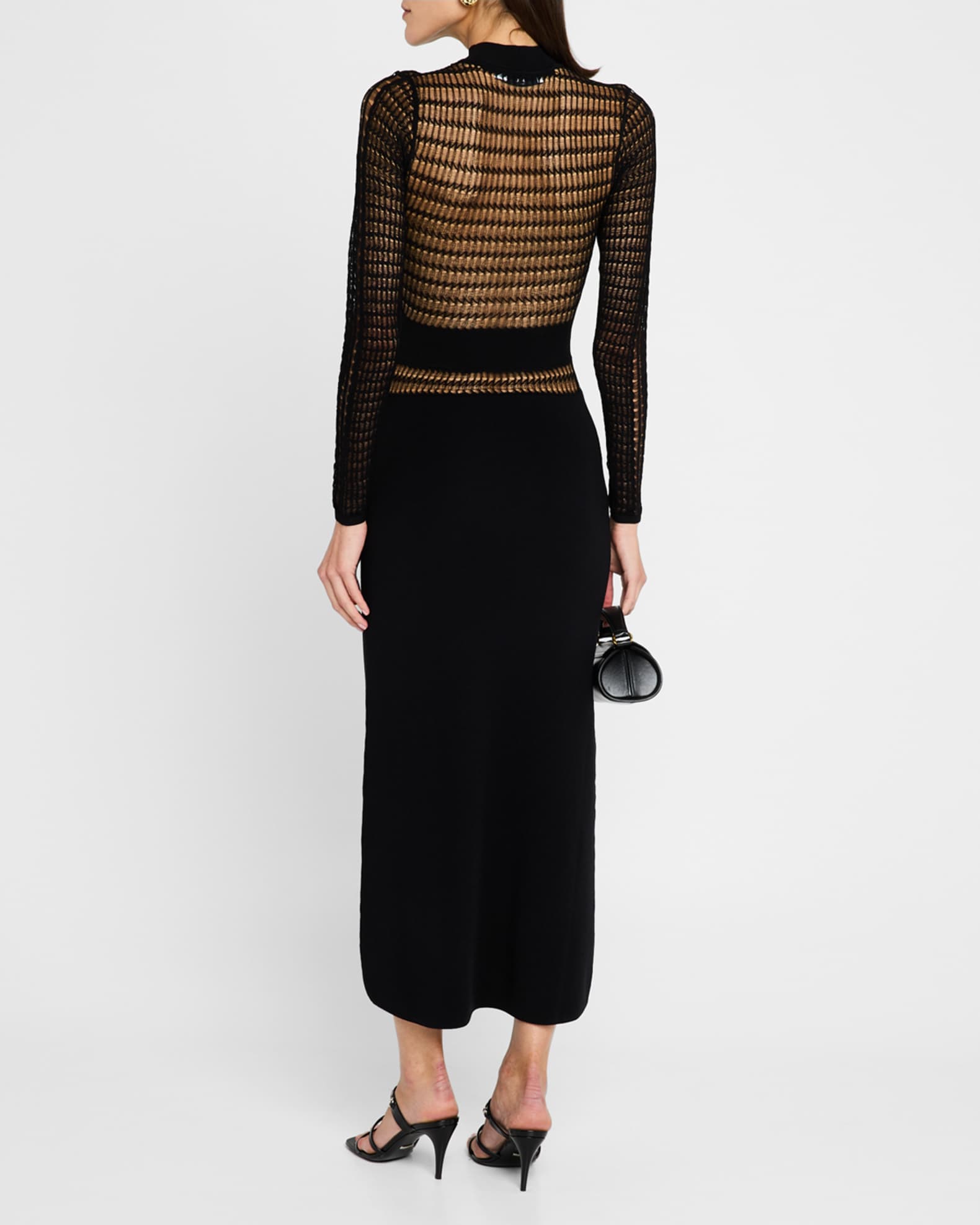Beryl Long Sleeve Knit Midi Dress