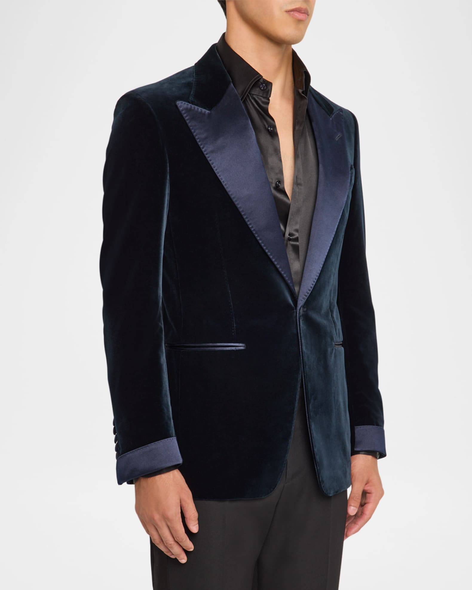 Satin evening jacket online