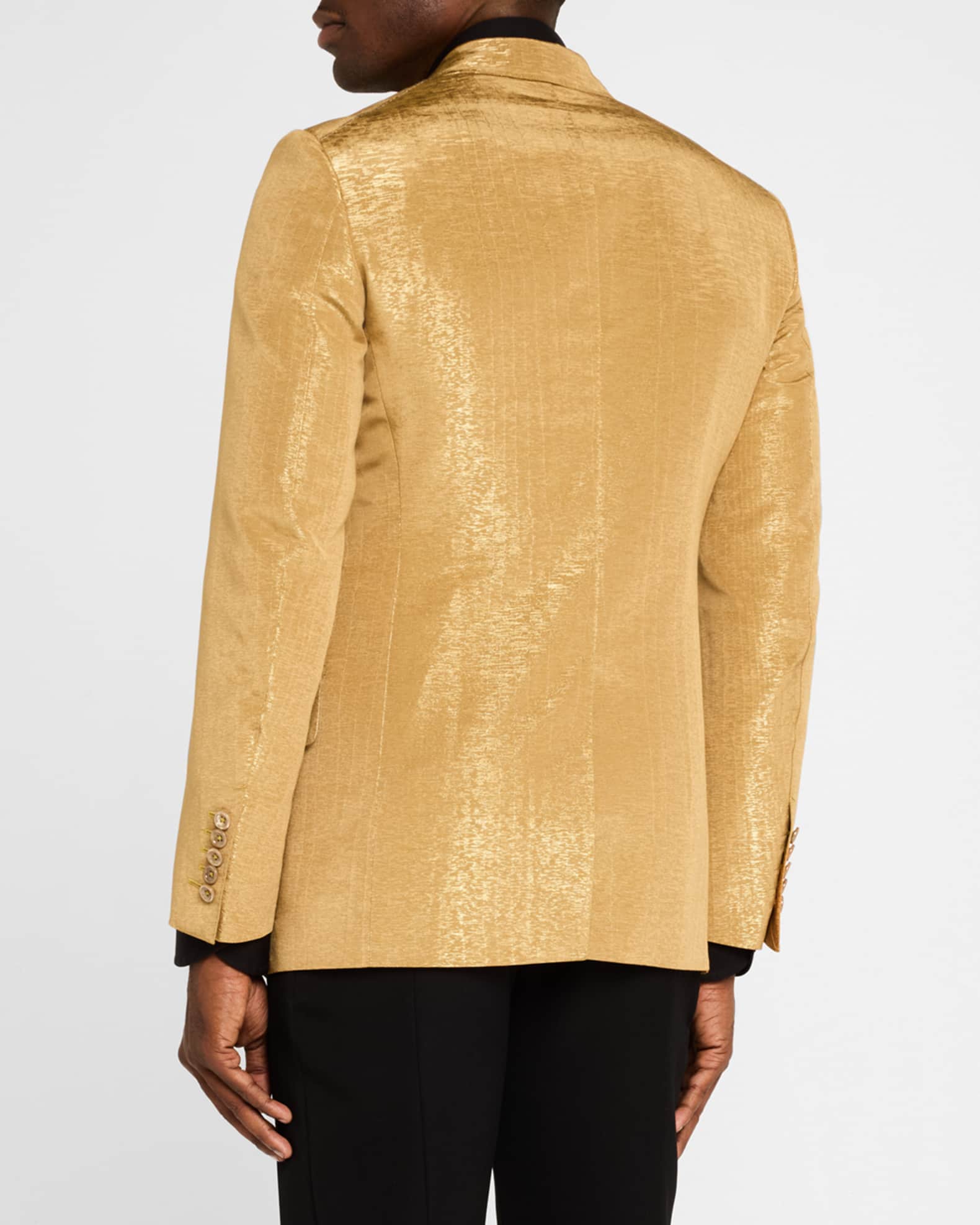 【送料&関税込】Tom Ford Gold Lurex Jacket Tom Ford Gold Lurex Jacket | italist