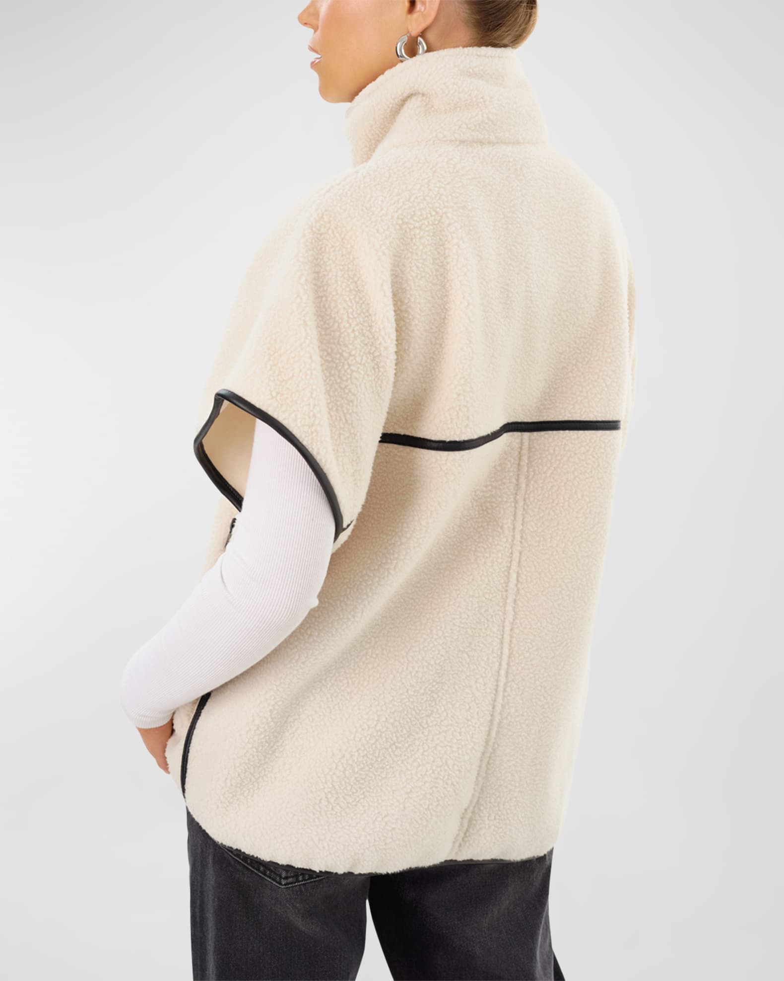 Short sleeve fleece jacket outlet