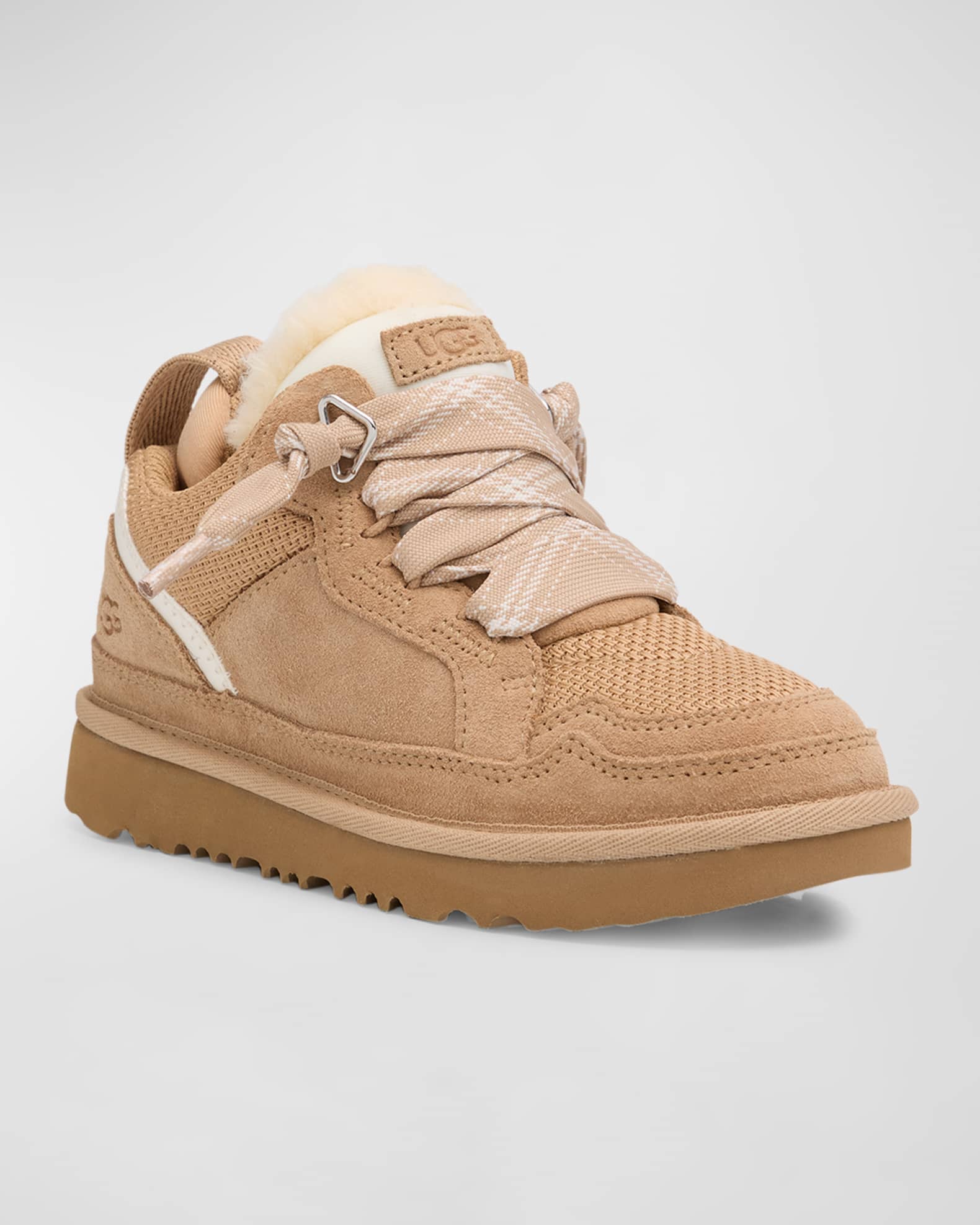 Kid's Lowmel Suede Lace-Up Sneakers 1