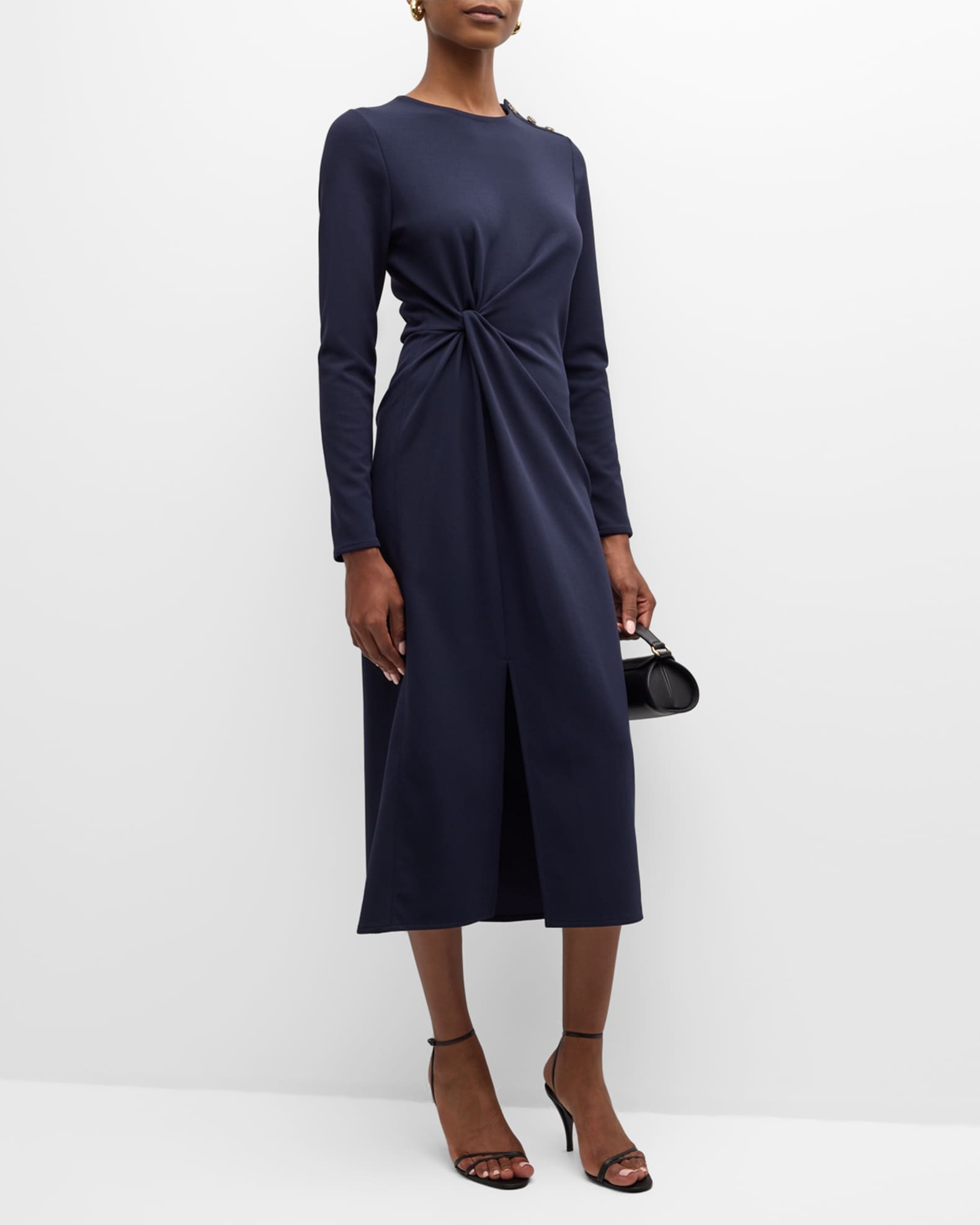 Tanya Taylor Robinette Dress Maritime Blue 8 F24D973417