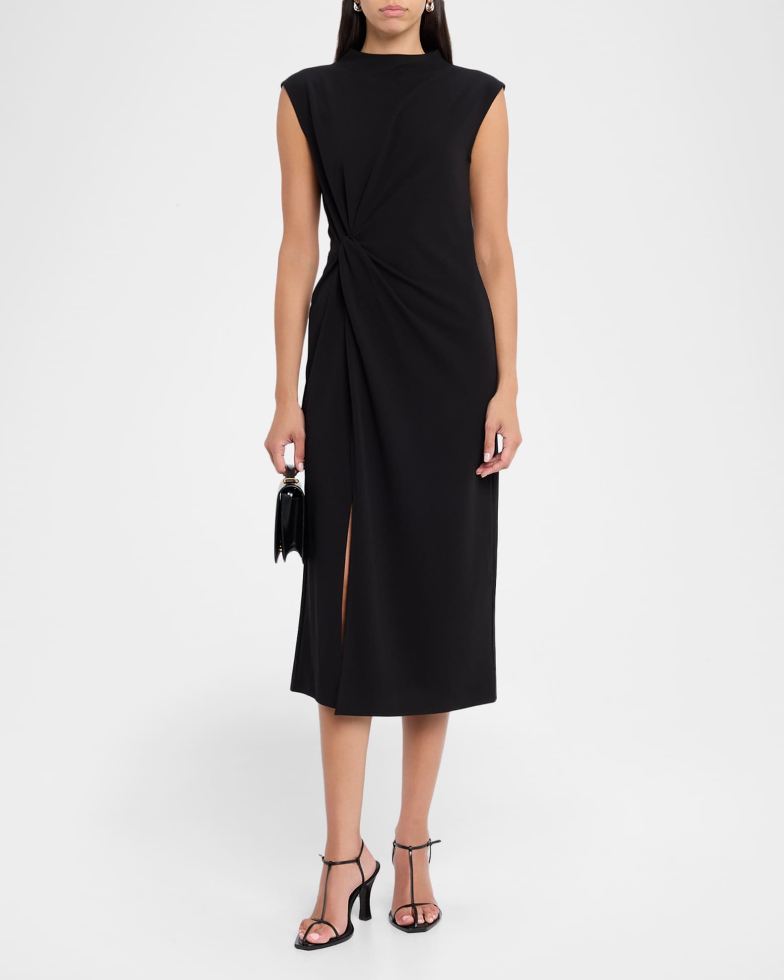 black tight dress long Cap Sleeve Midi Shirt Dress | Shirt Dress