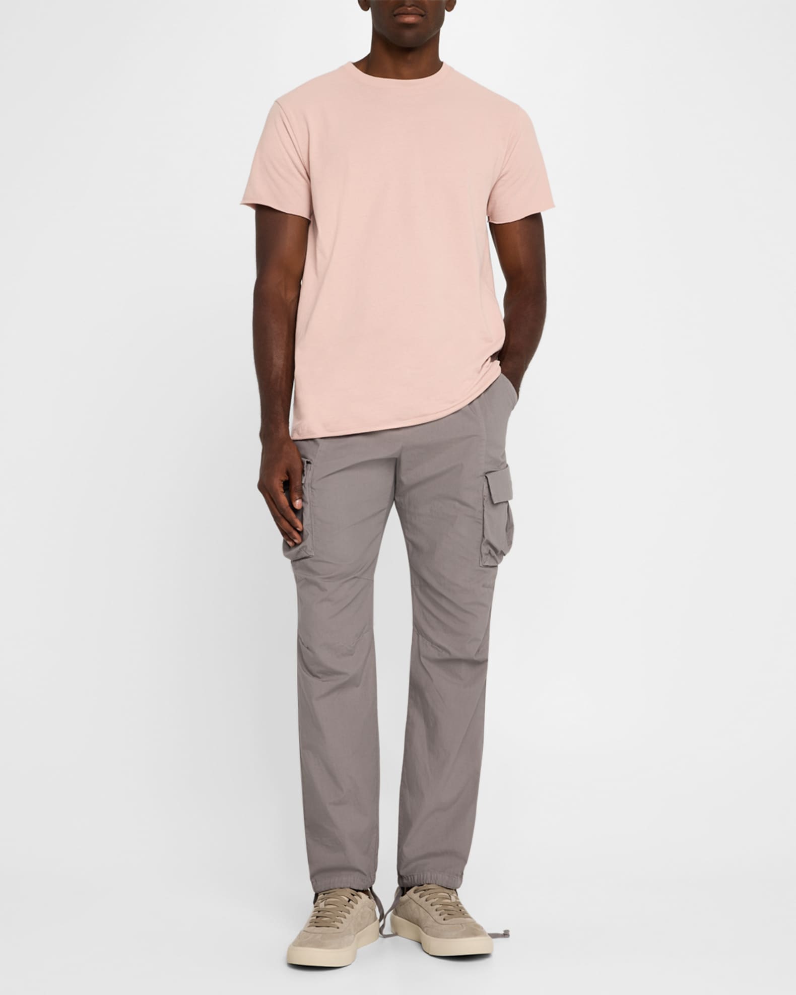 Men's Cotton Sateen Cargo Pants 1
