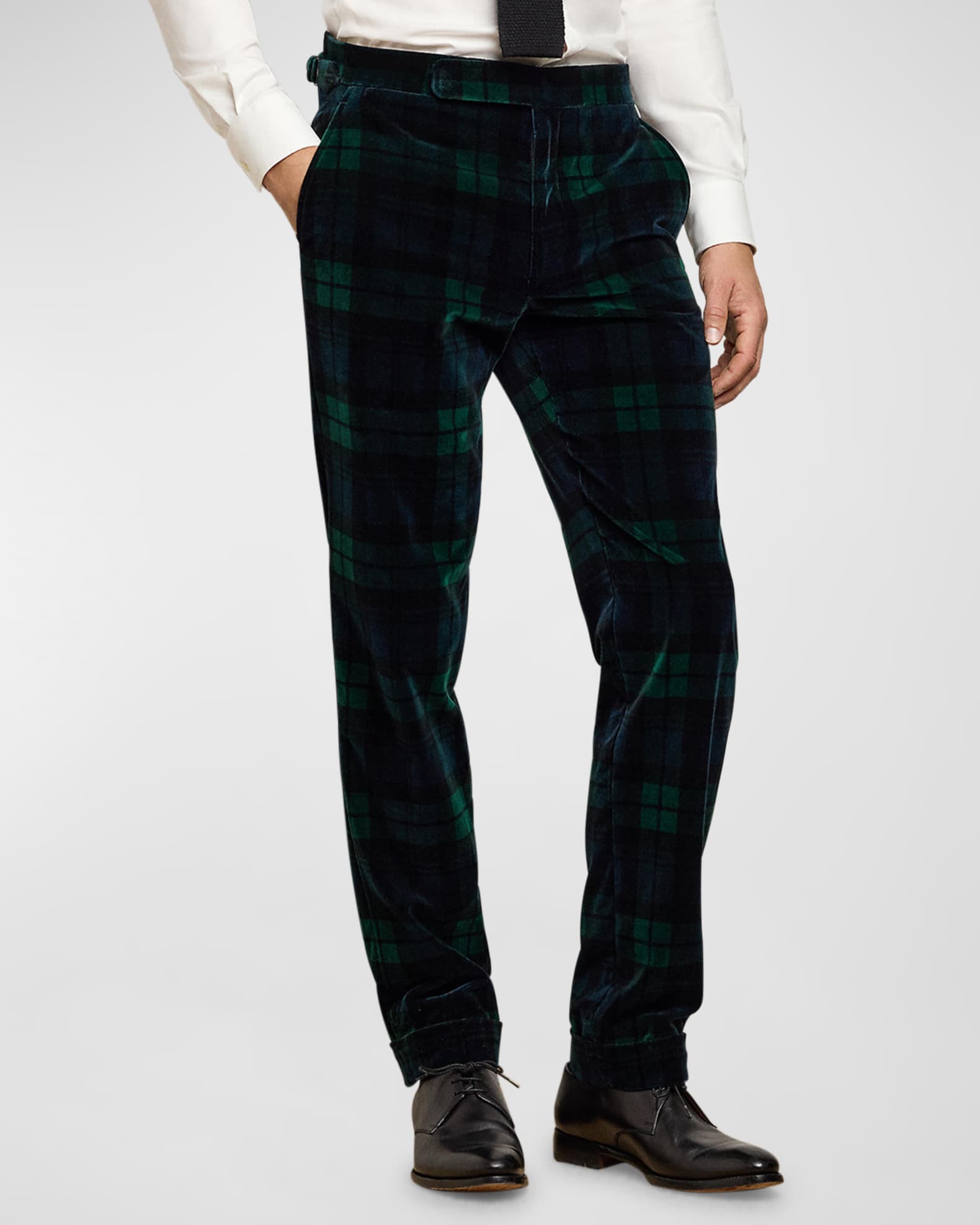 Men's ralph lauren plaid pants discount