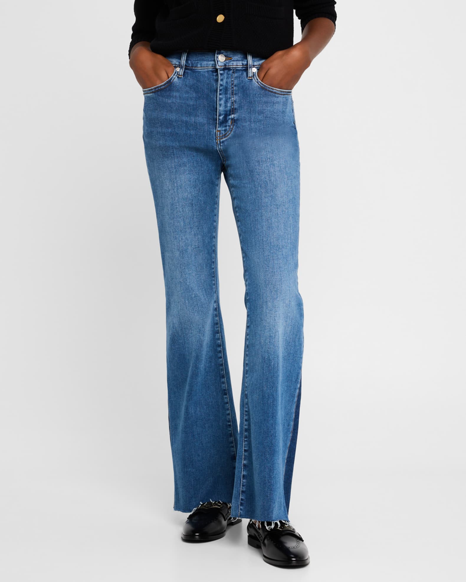 Le Easy Flare Outseam Insert Jeans 1