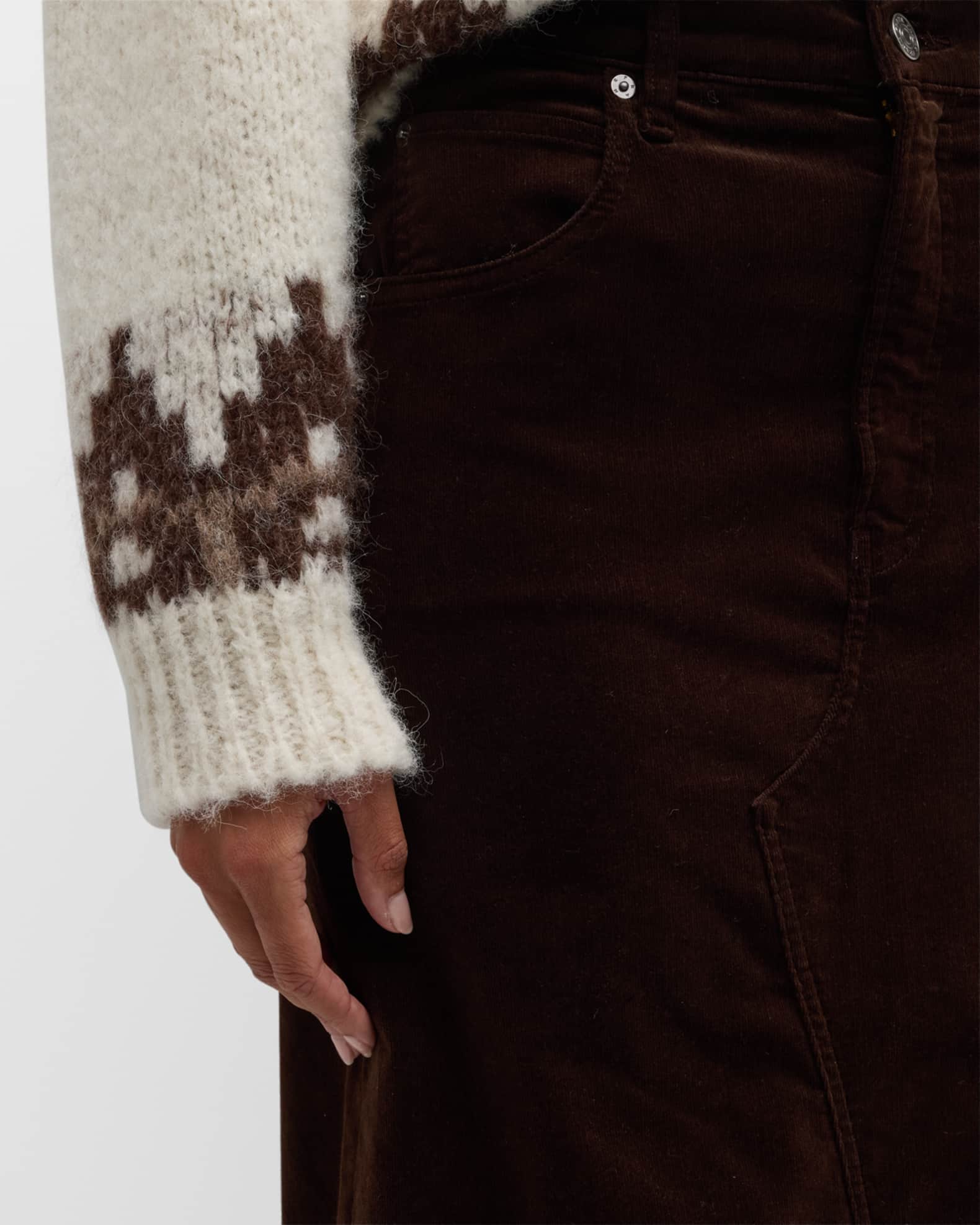Brown corduroy skirt 8x10 best sale