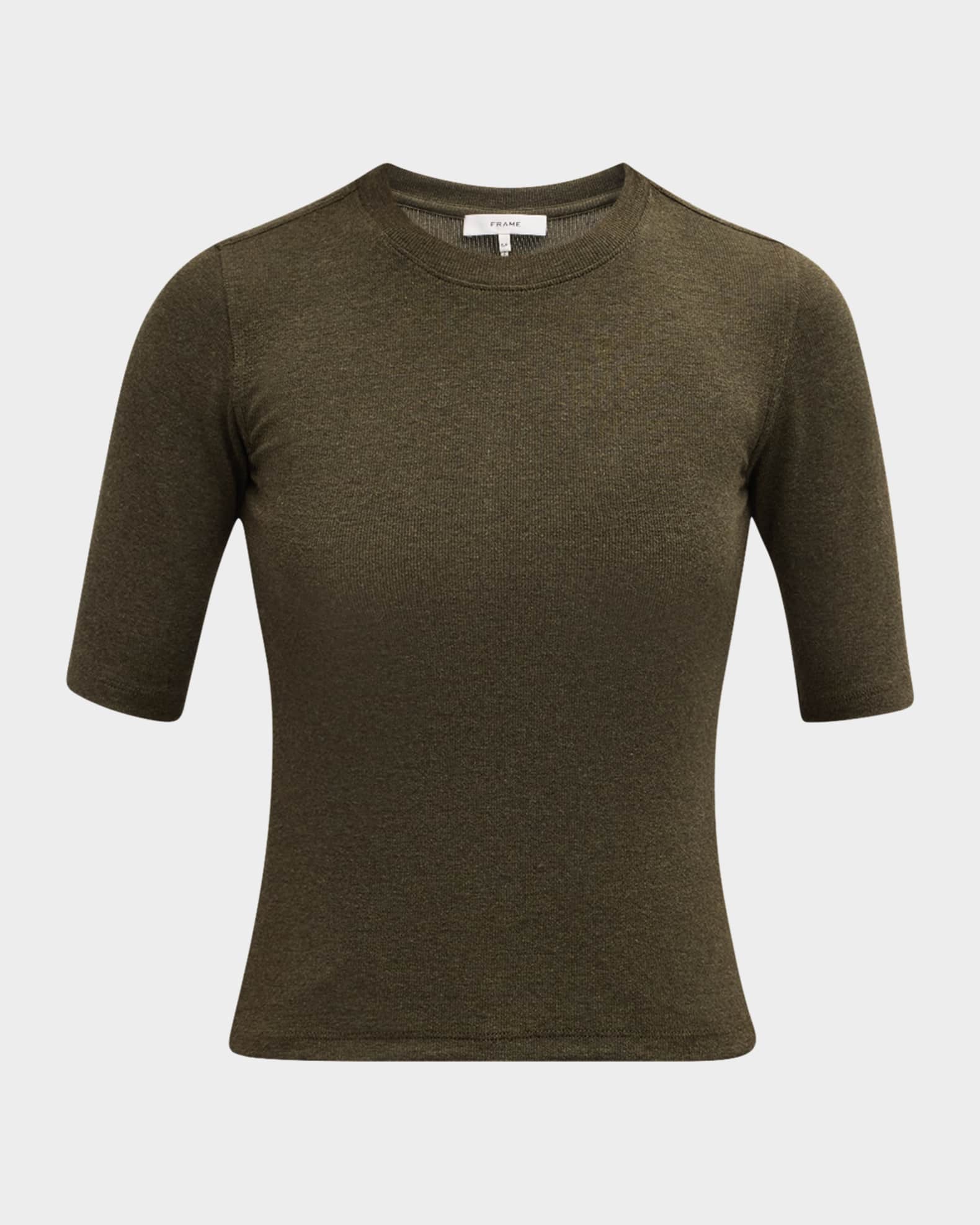 Ribbed Crewneck Tee 0