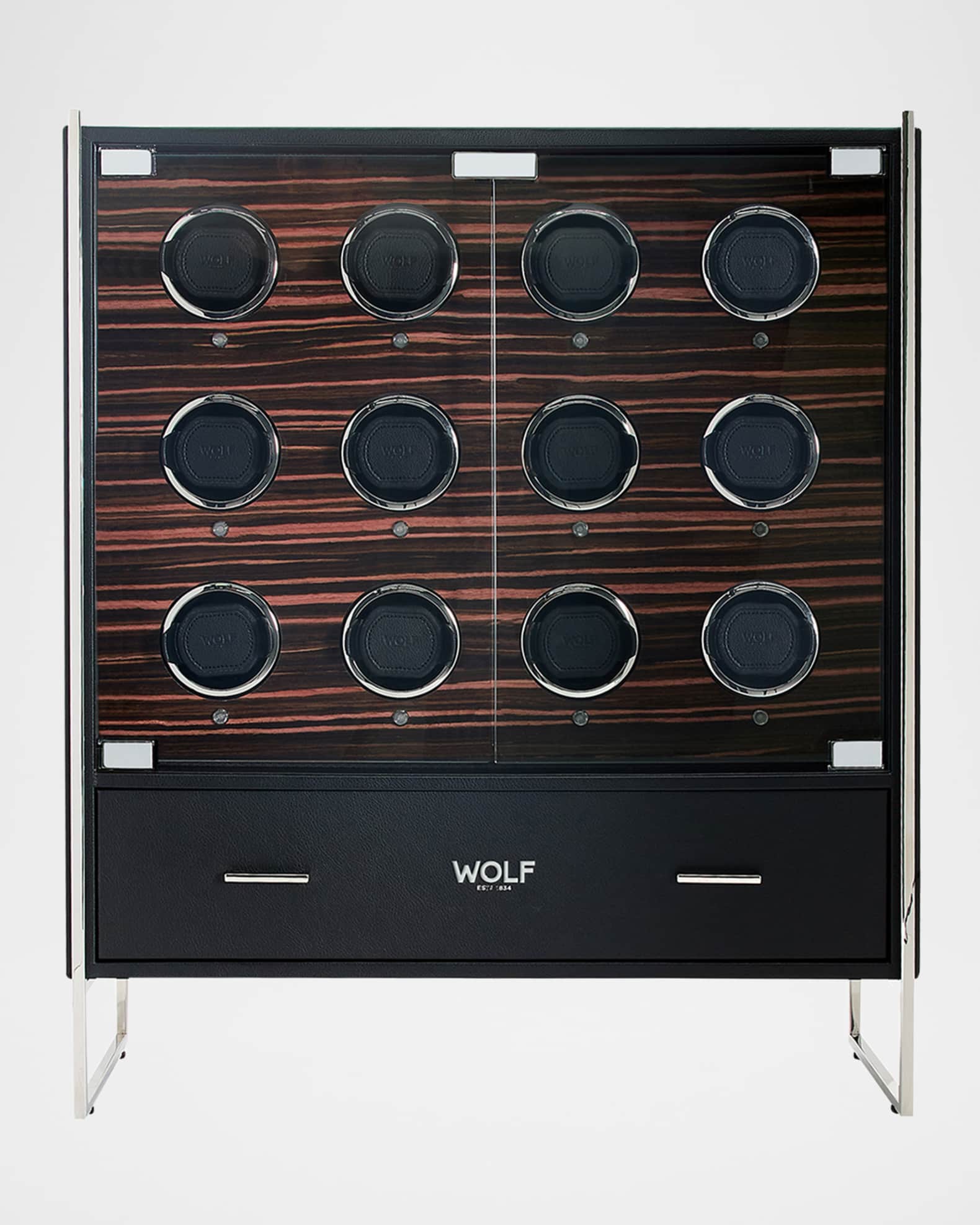Roadster 12-Piece Watch Winder Cabinet 0