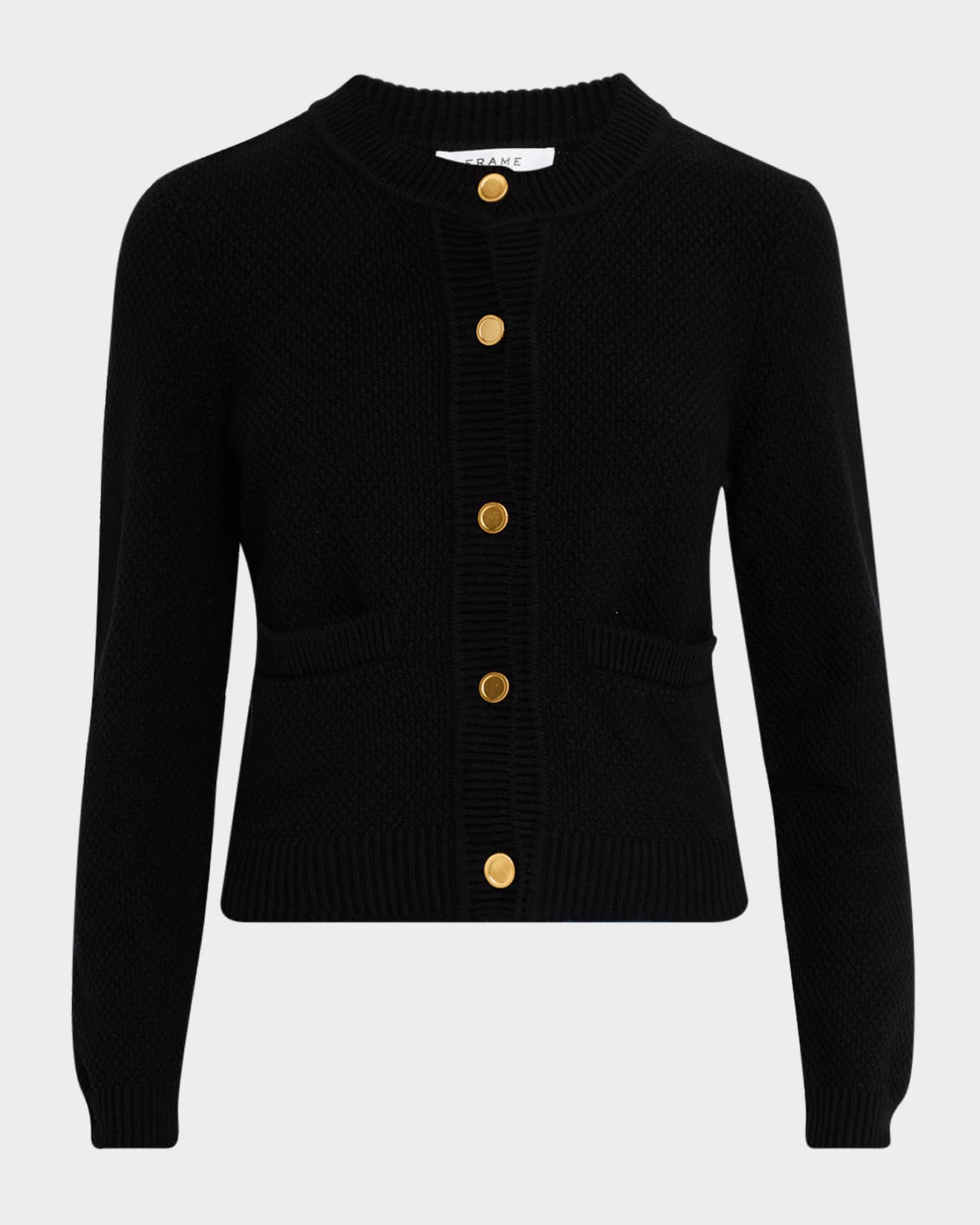 FRAME Compact Knit Cardigan | Neiman Marcus