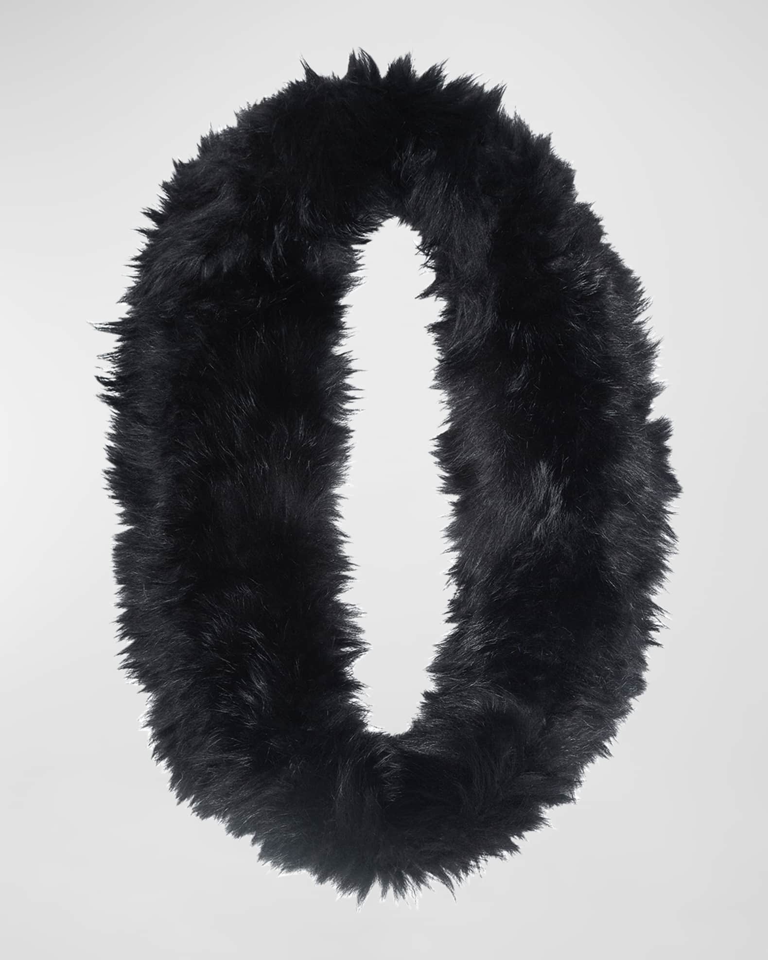 Select Lamb Shearling Infinity Scarf 0