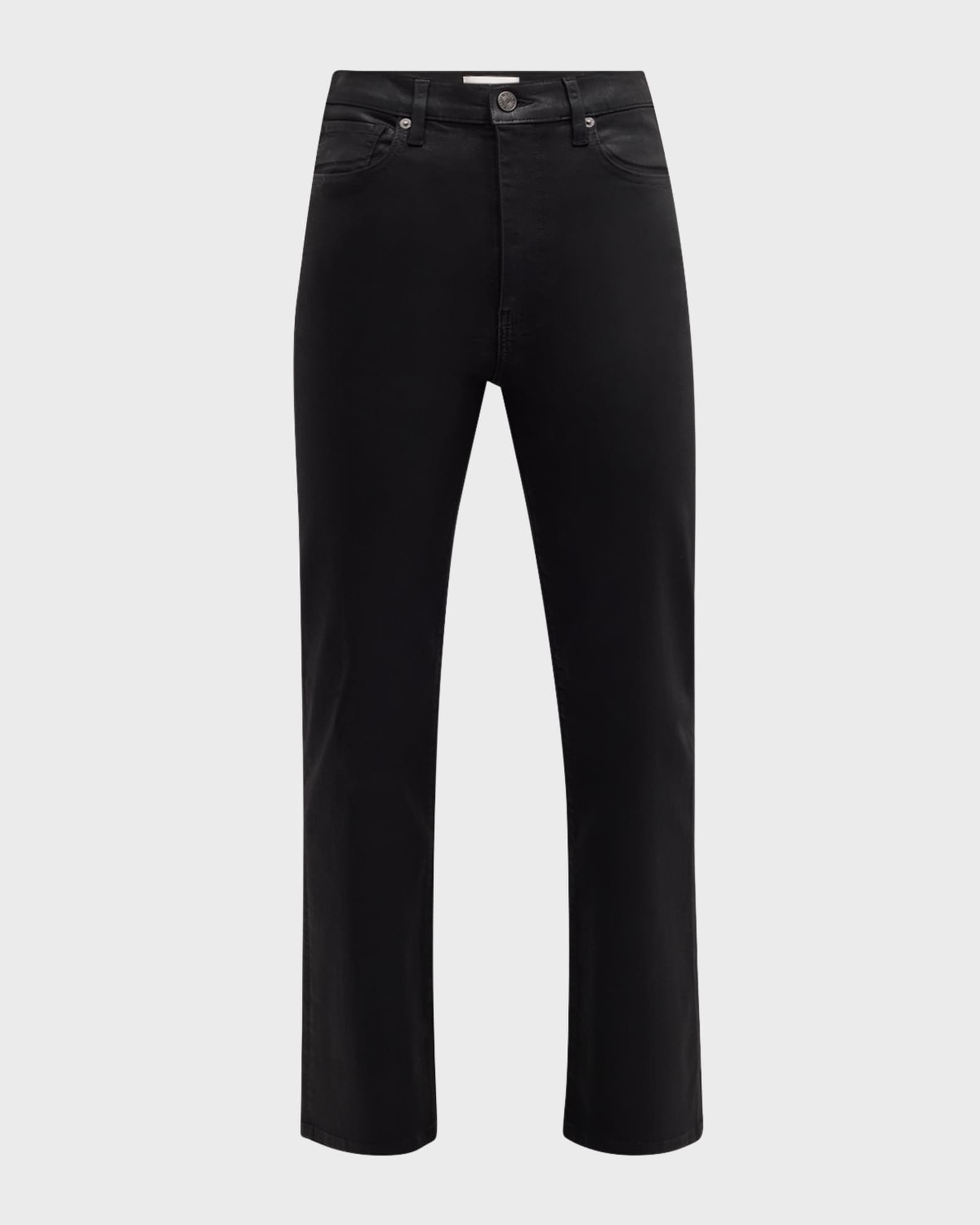Le Sleek Straight Coated Jeans 0
