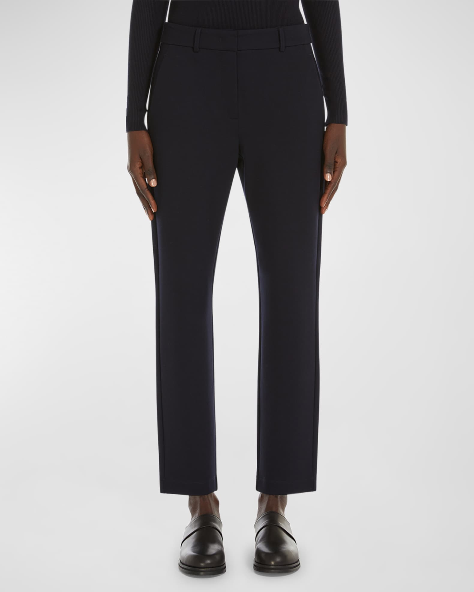 【送料&関税込】Max Mara Straight Leg Cropped Pants Max Mara Leisure Adepto Cropped Straight-Leg Pants | Neiman