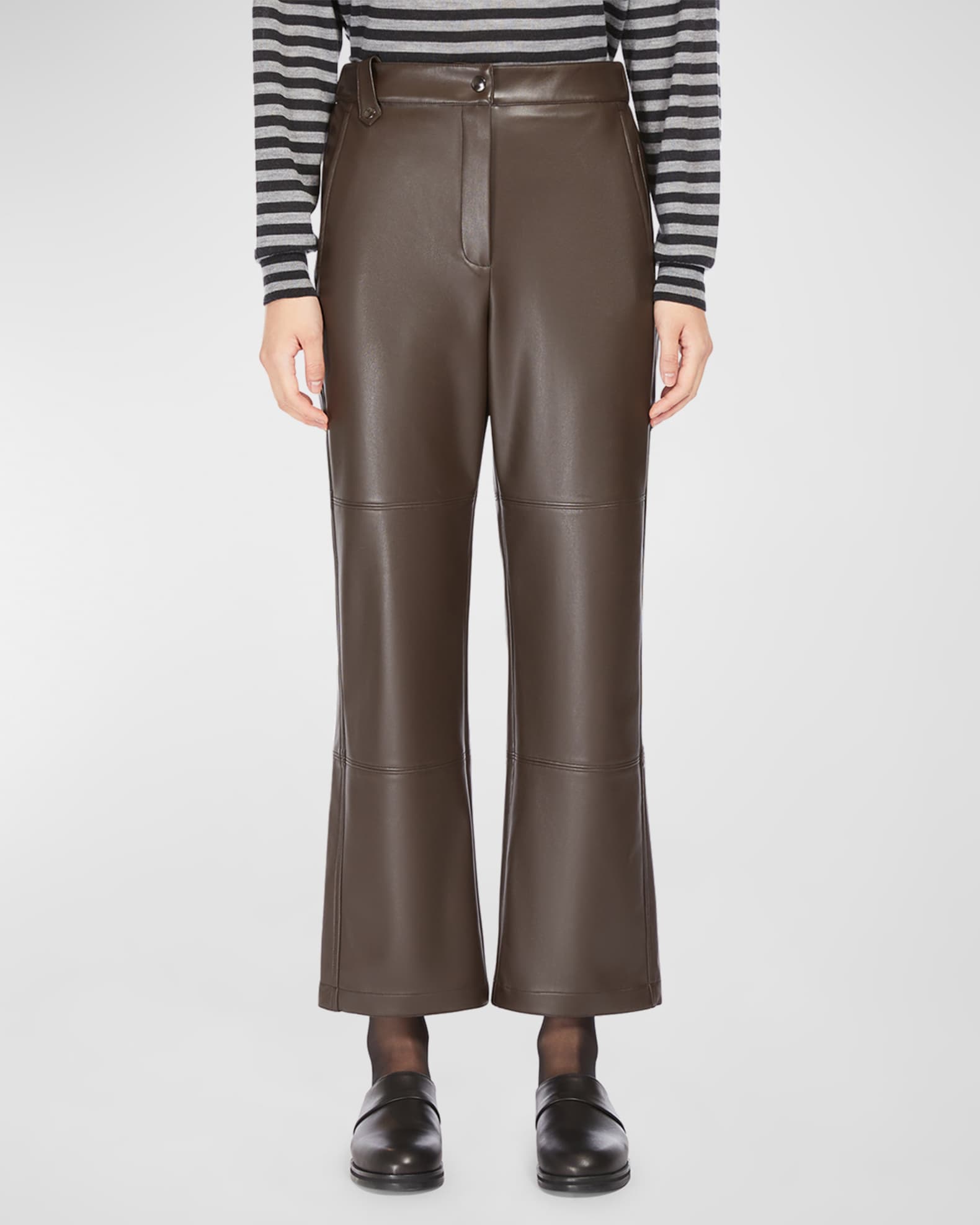 Max mara leather pants 2025