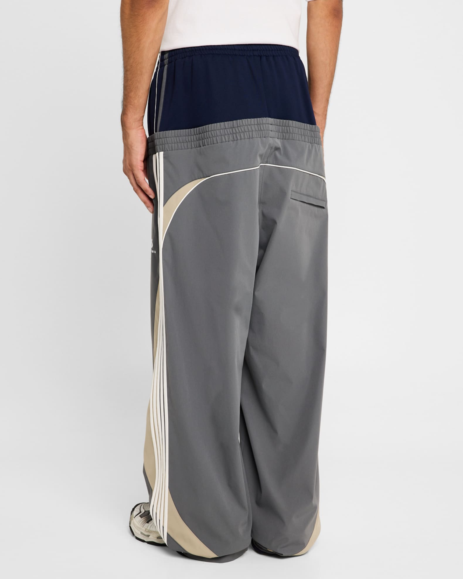 陸上用パンツ BALENCIAGA 24AW CUT-UP TRACKSUIT PANTS