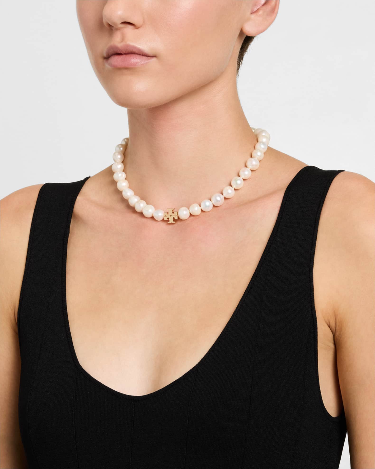Tory Burch Kira Pearl Necklace Neiman Marcus