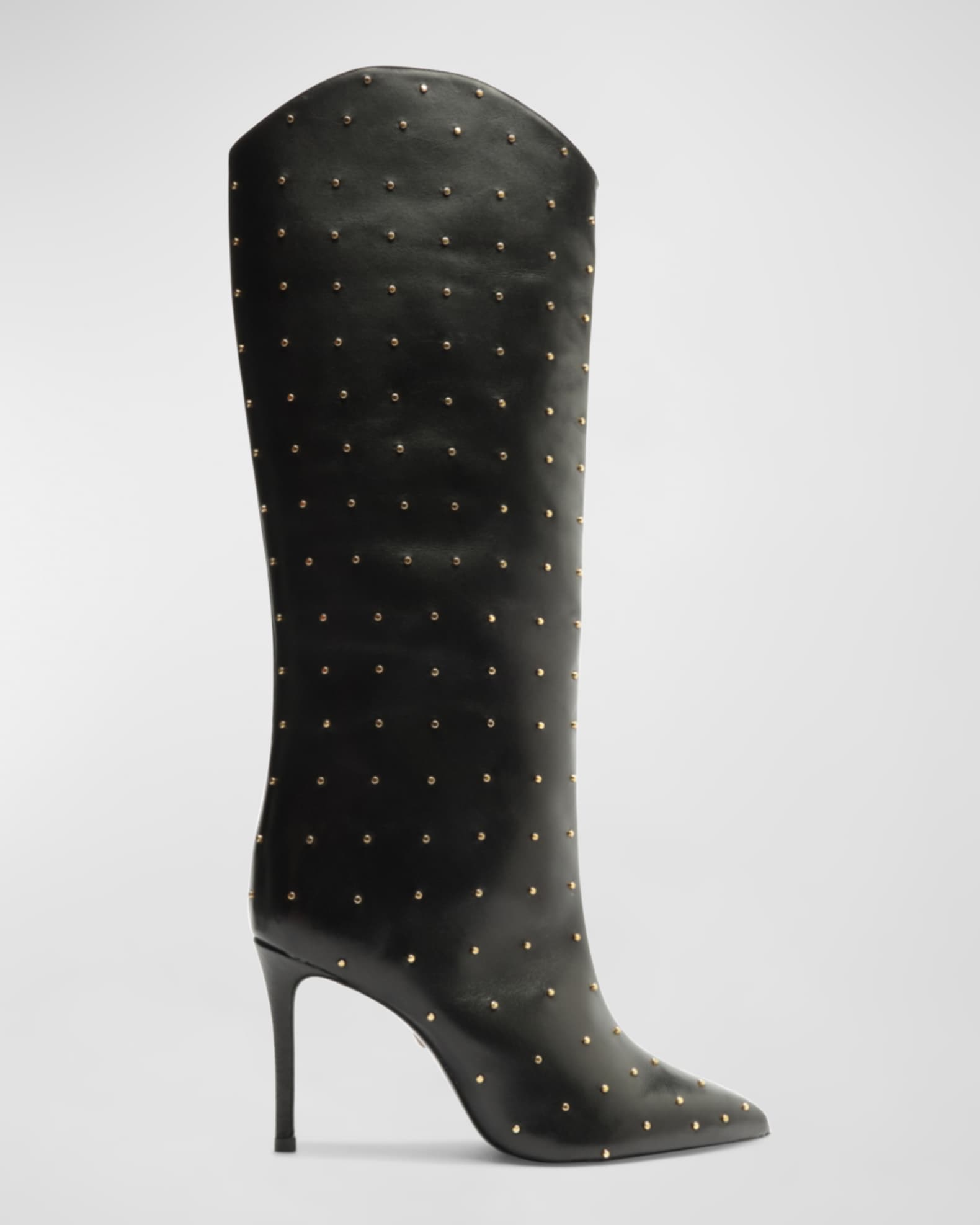Schutz Maryana Studded Leather Tall Boots Neiman Marcus