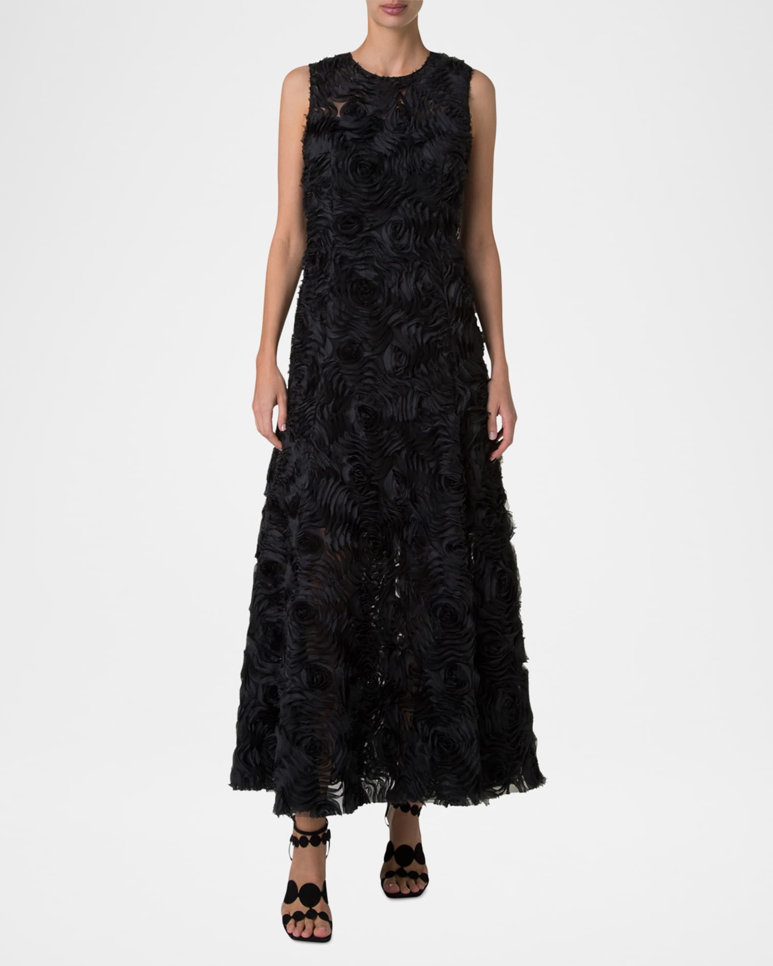 Mixed-Media 3D Carnation Tulle Dress 1