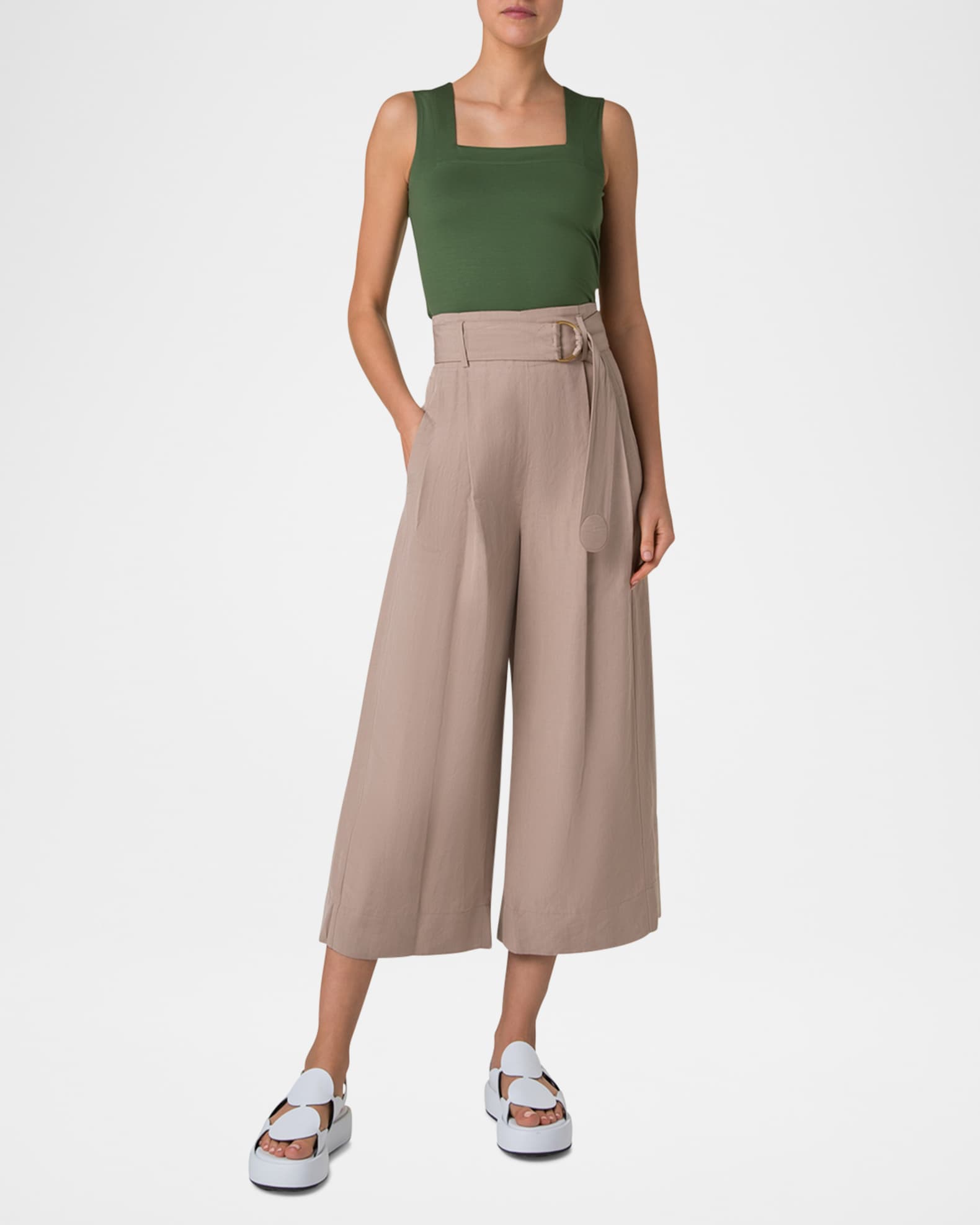Modal Stretch Square-Neck Top 1