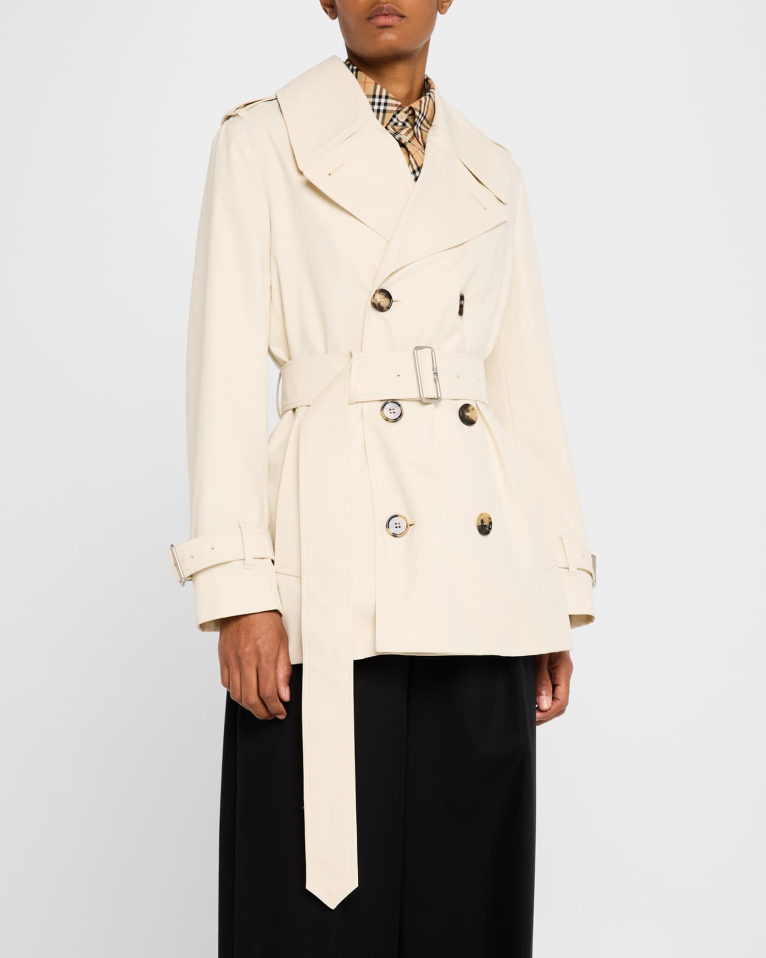 Burberry Women s Short Trench Coat Natural Trench Coats