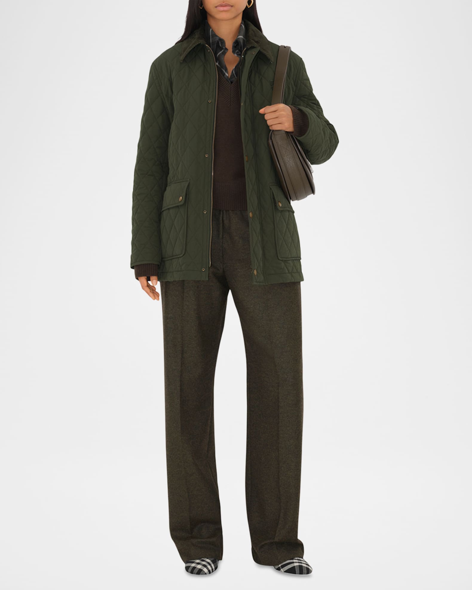 Quilted Fitted Barn Jacket 1