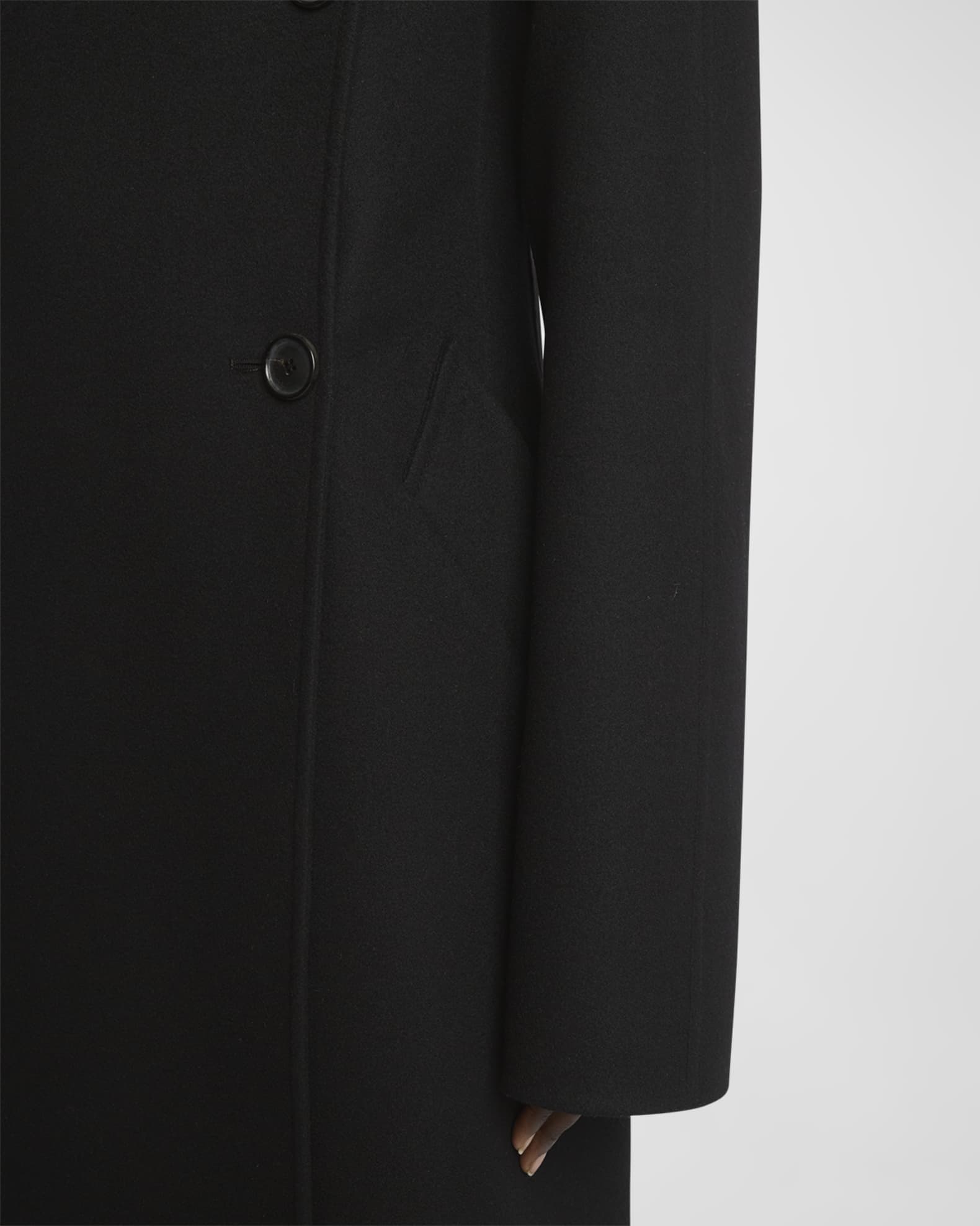 Double-Breasted Cashmere Coat