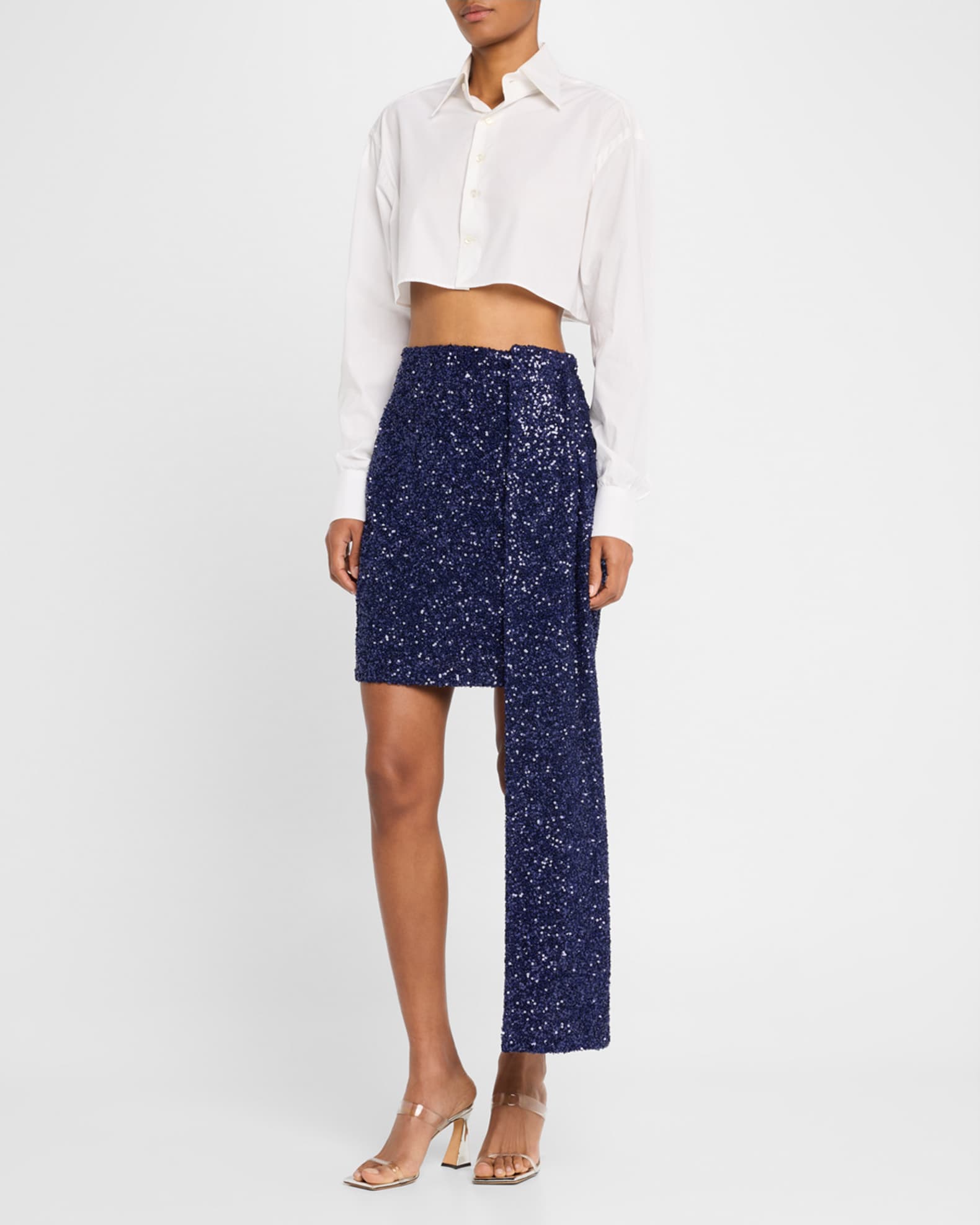Carta De Amor Sequined Skirt - Thumbnail 2