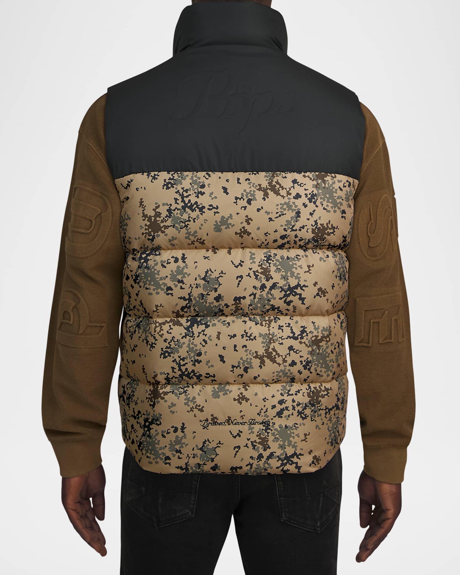 Men's Winter Park Camo Puffer Vest 1