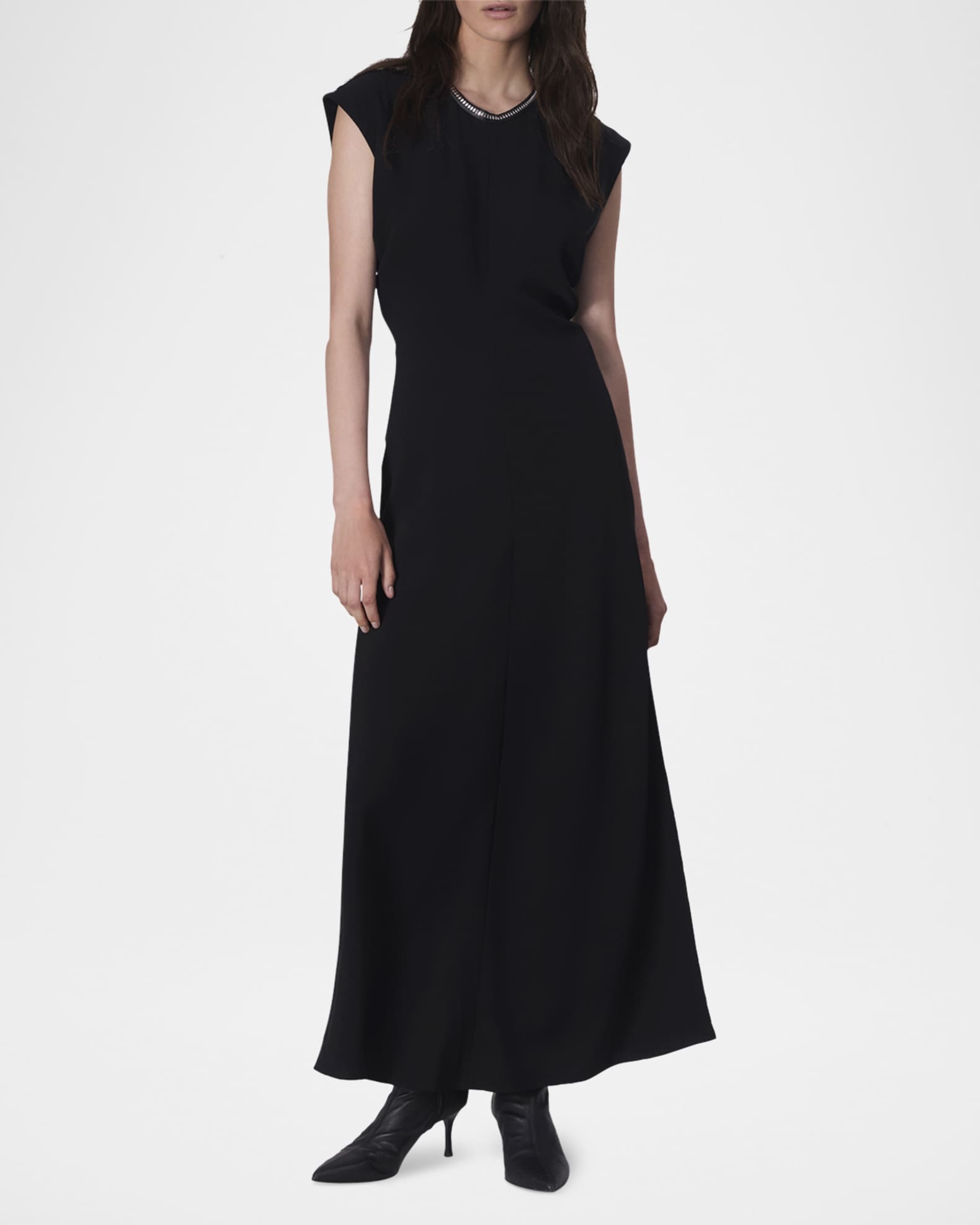 Rag & Bone Marie Crepe Maxi Dress | Neiman Marcus