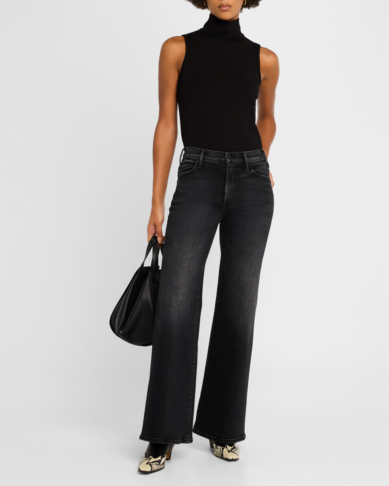 Irina Ponte Turtleneck Tank Top  1
