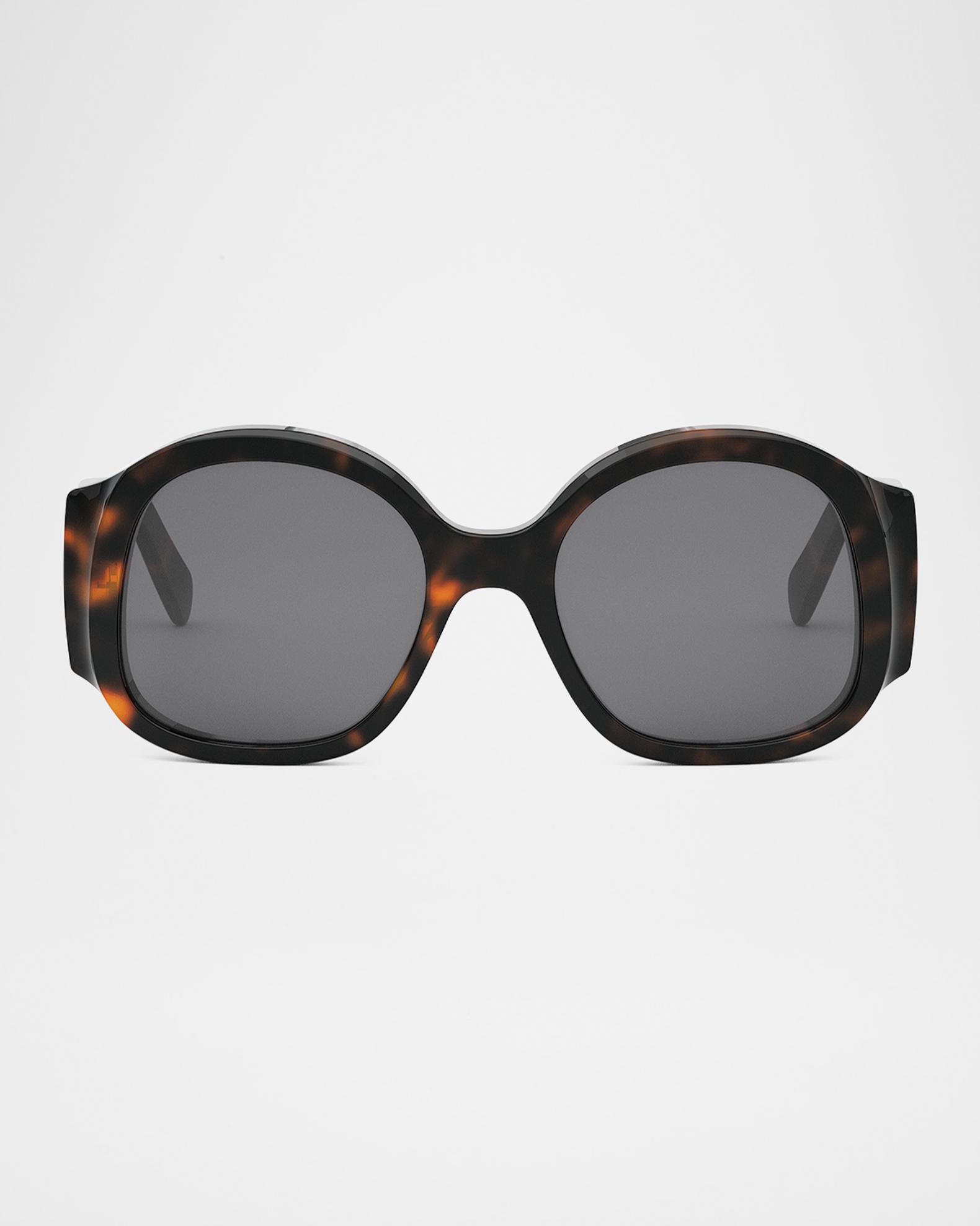 Max Triomphe Round Acetate Sunglasses | Neiman Marcus display picture 3