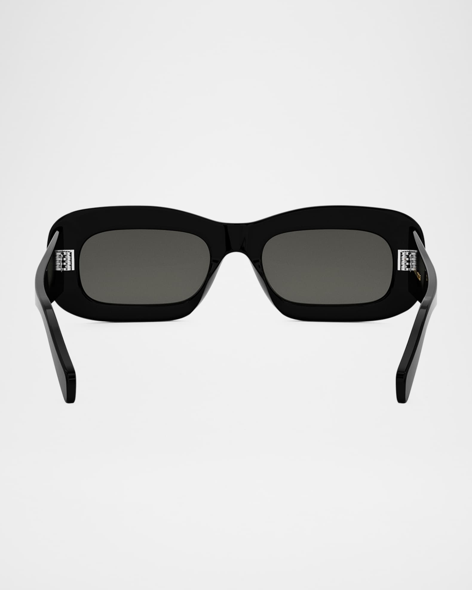 【CELINE】bold 3 dots スクエア サングラス (ブラック) Celine Bold 3 Dots Acetate Rectangle Sunglasses | Neiman Marcus