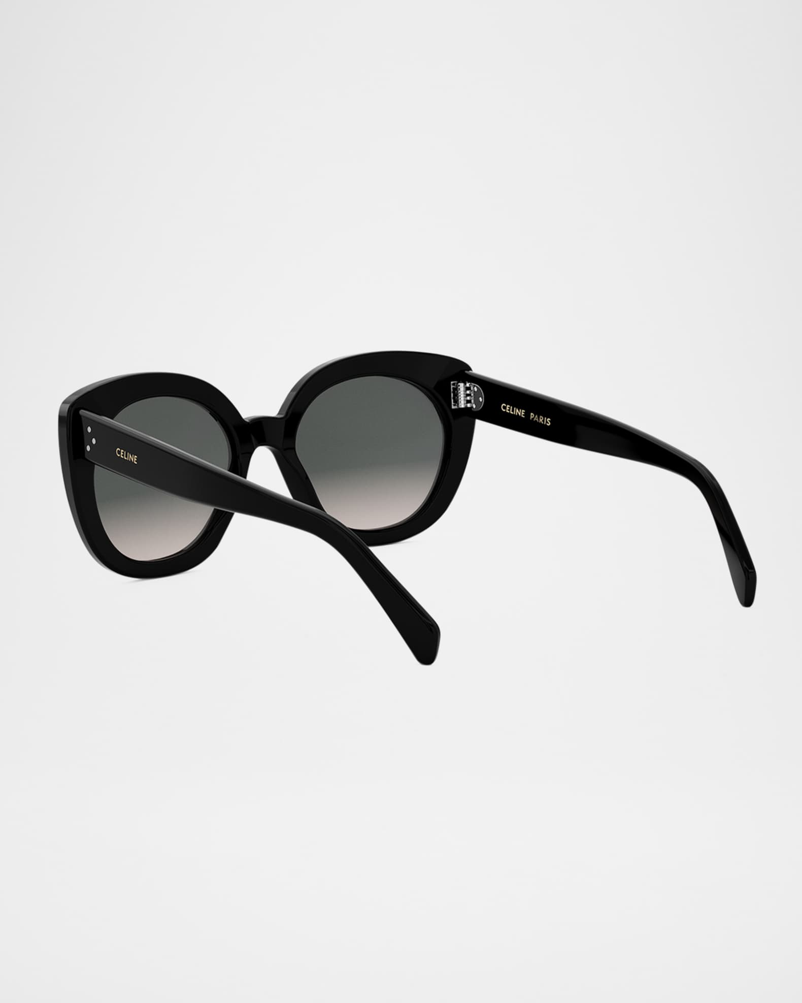 Bold 3 Dots Acetate Butterfly Sunglasses