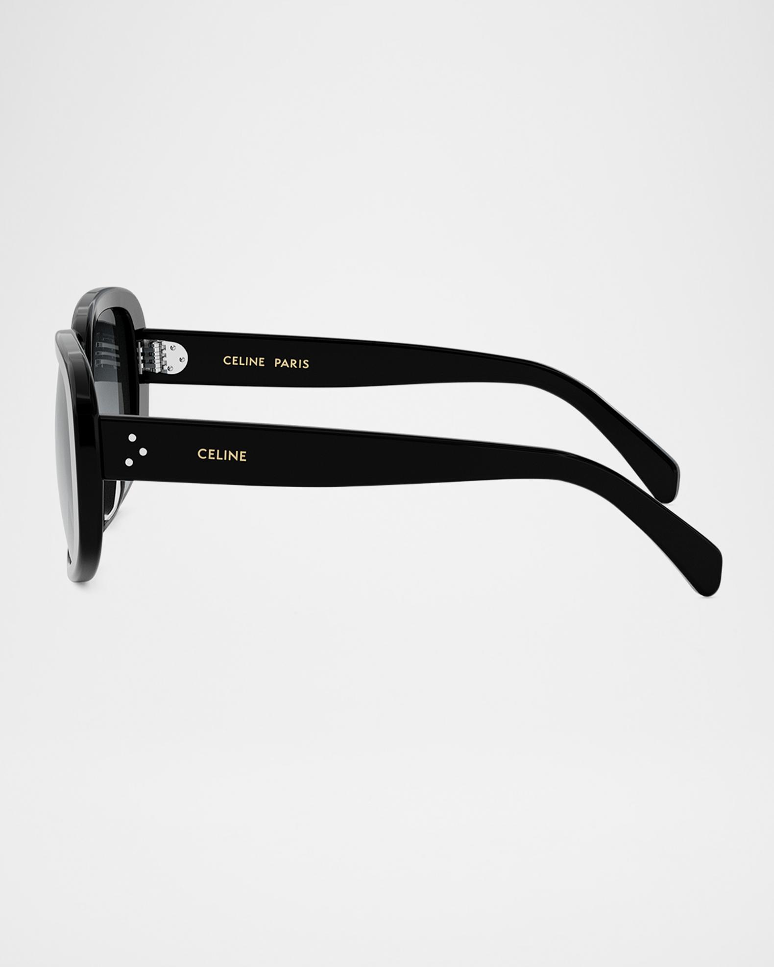 Celine Black Shield Sunglasses with Gradient Lenses CEL301392_1_enlarged.jpg?auto=  main image 3