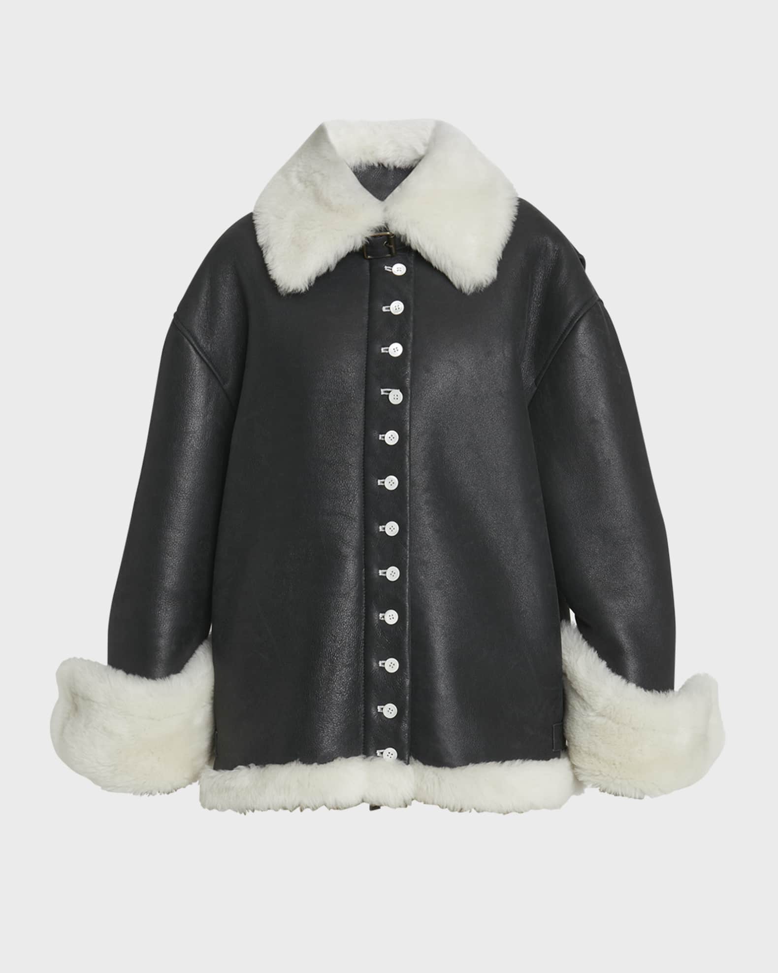 L/S Button Front Jacket w/Back Pleats main image 1