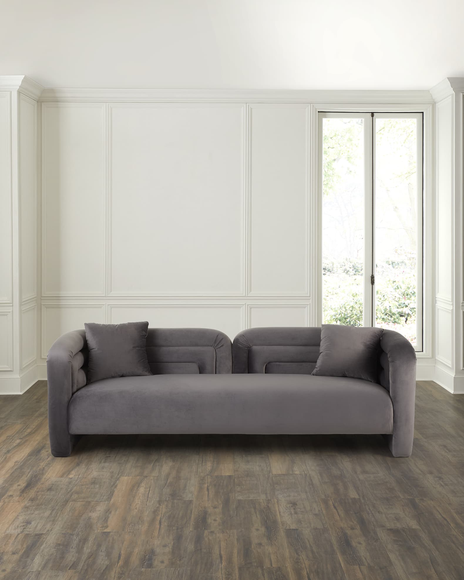 Quinn Velvet Sofa, 93" 0