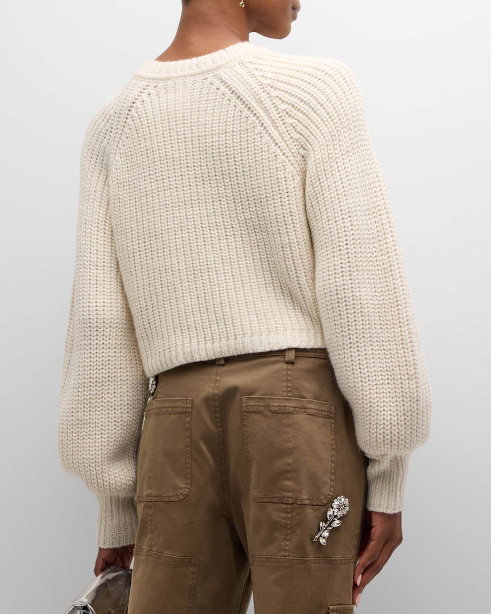 Vince bishop sleeve sweater cheap