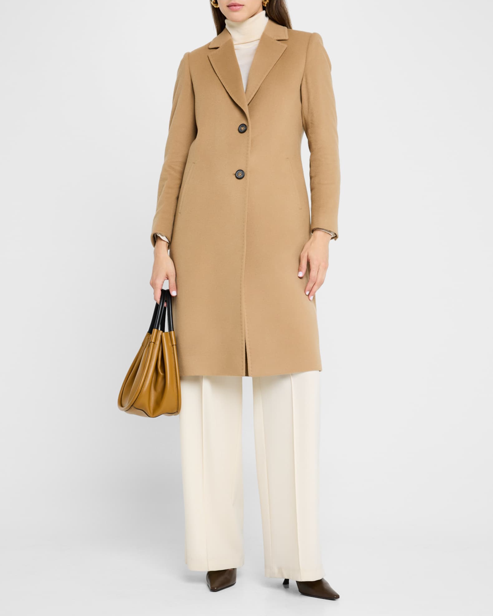 CHIARULLI Perseide Classic Single Breasted Coat Neiman Marcus