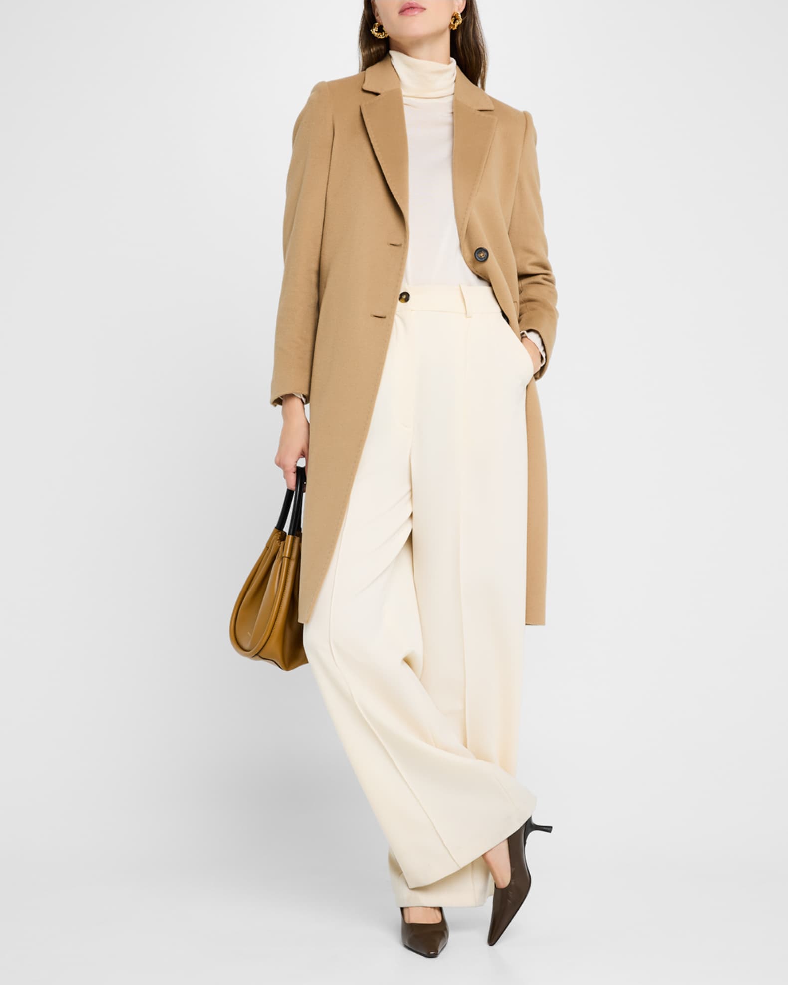CHIARULLI Perseide Classic Single Breasted Coat Neiman Marcus