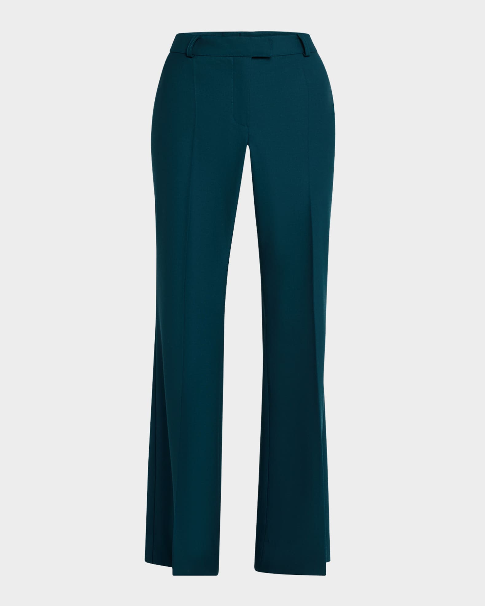 Wool-Blend Wide-Leg Pants 0