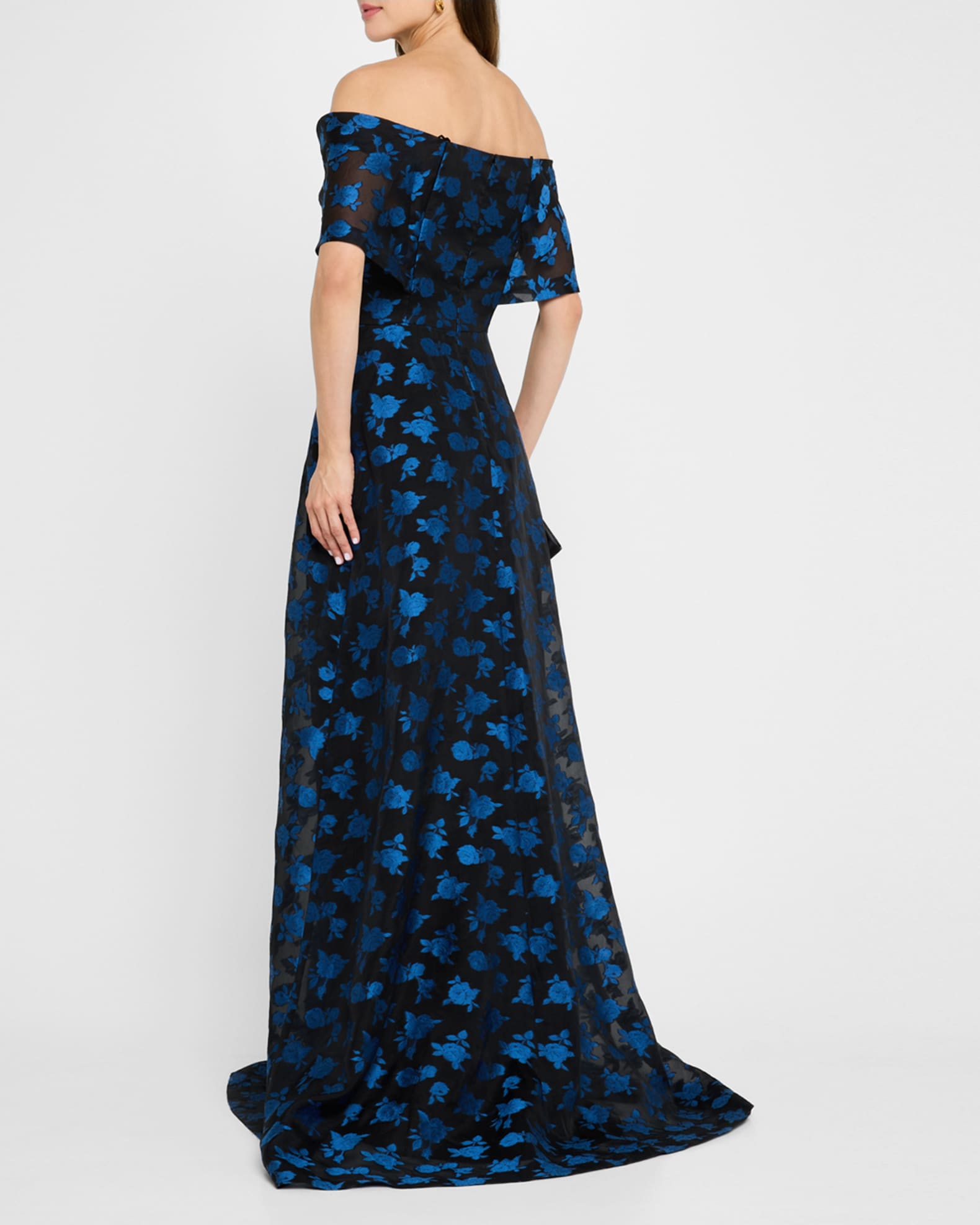 Lela rose off the shoulder gown deals
