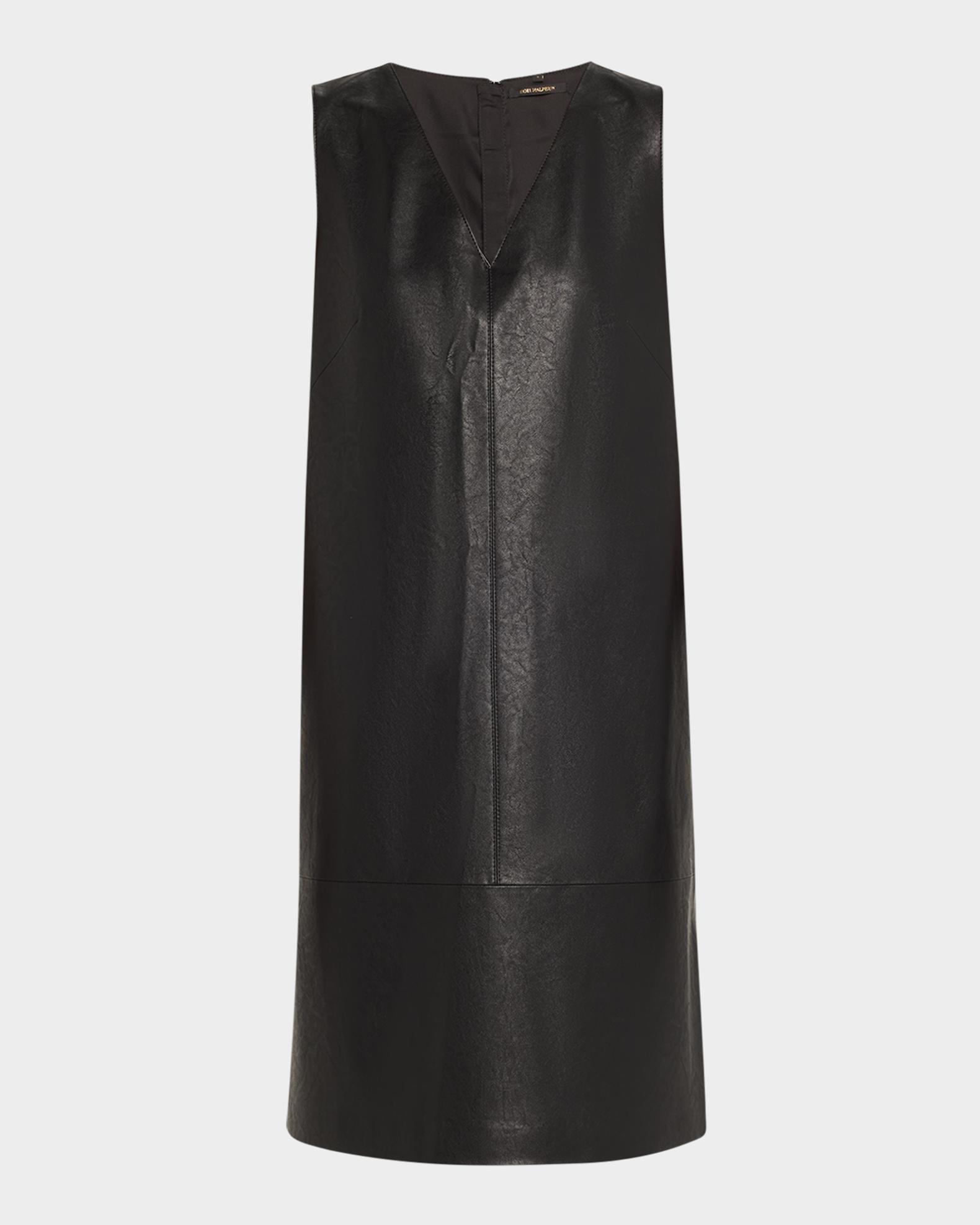 kobi halperin leather dress Kobi Halperin Graylen Sleeveless Vegan Leather Dress