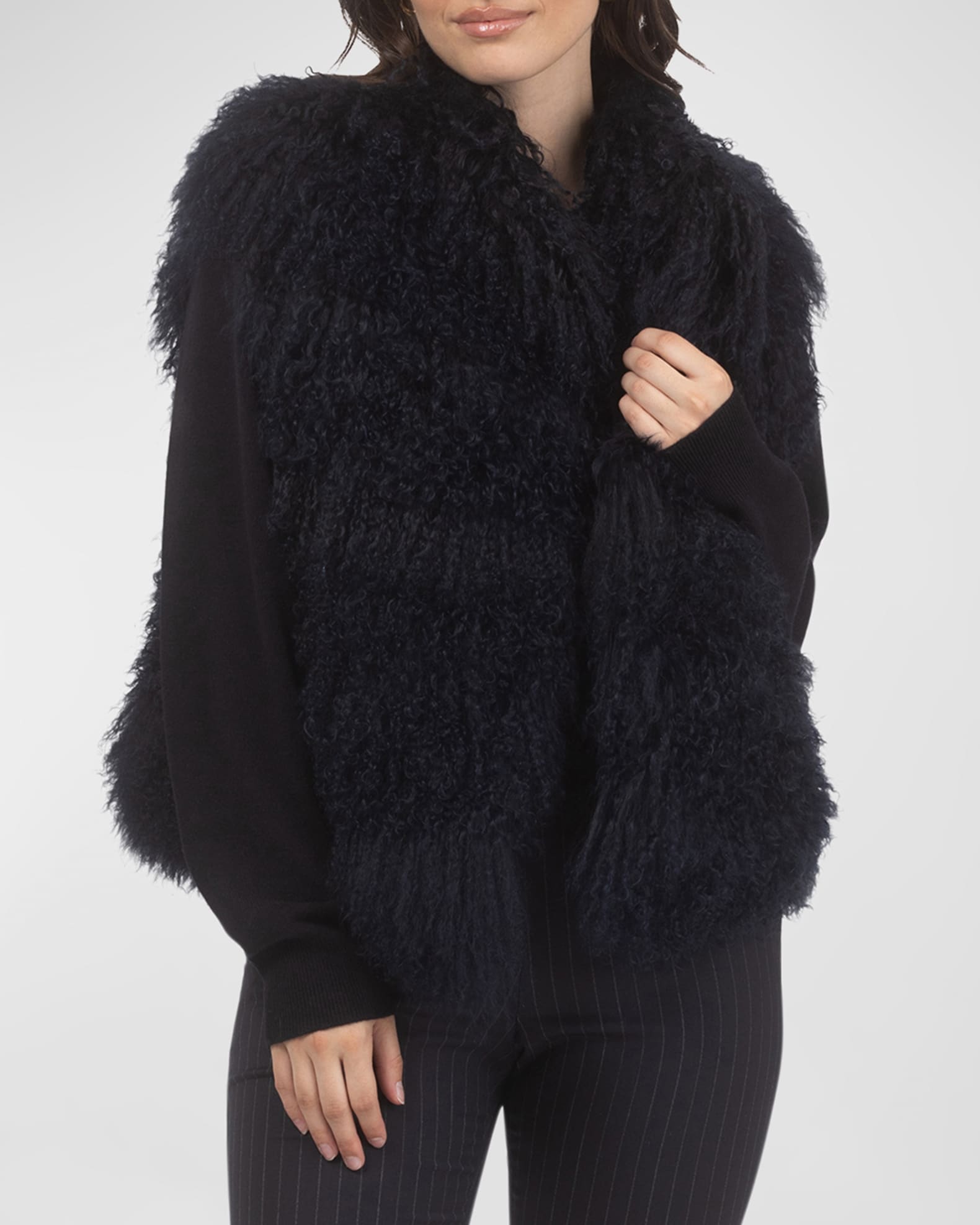 Gorski Select Mongolian Lamb Vest | Neiman Marcus