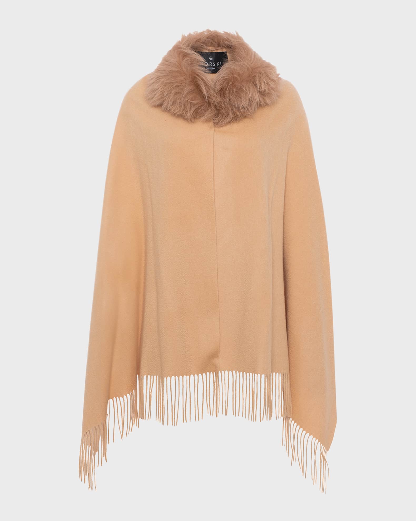 Cashmere & Lamb Shearling Stole 0
