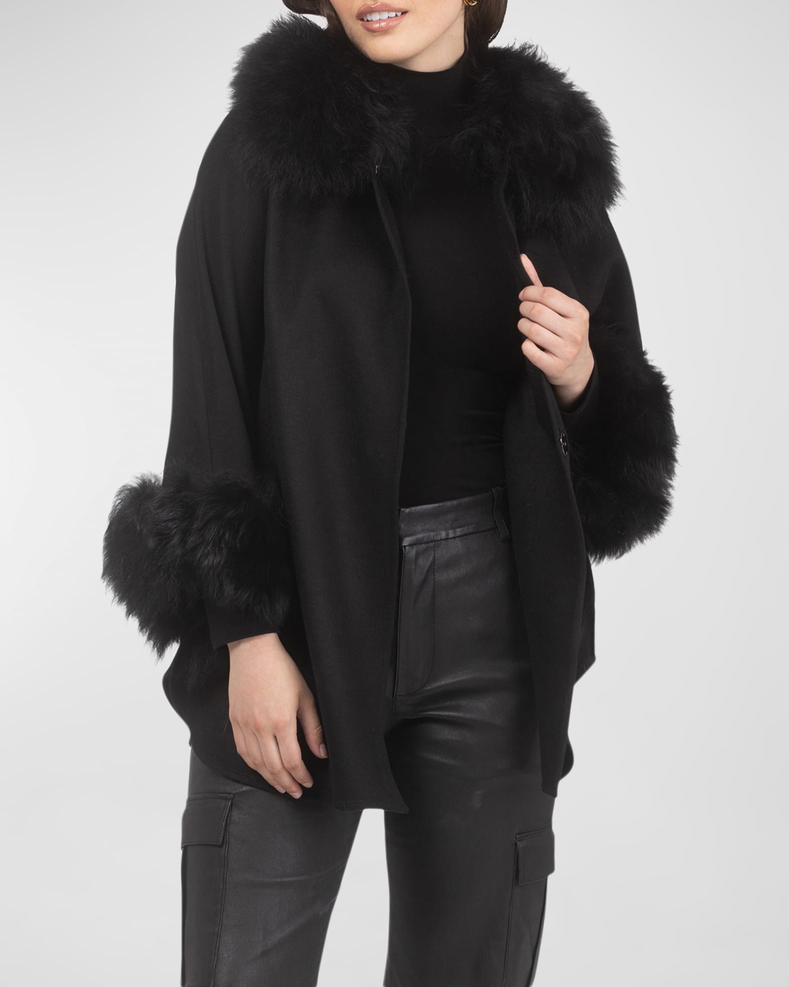 Select Wool & Lamb Cape 1