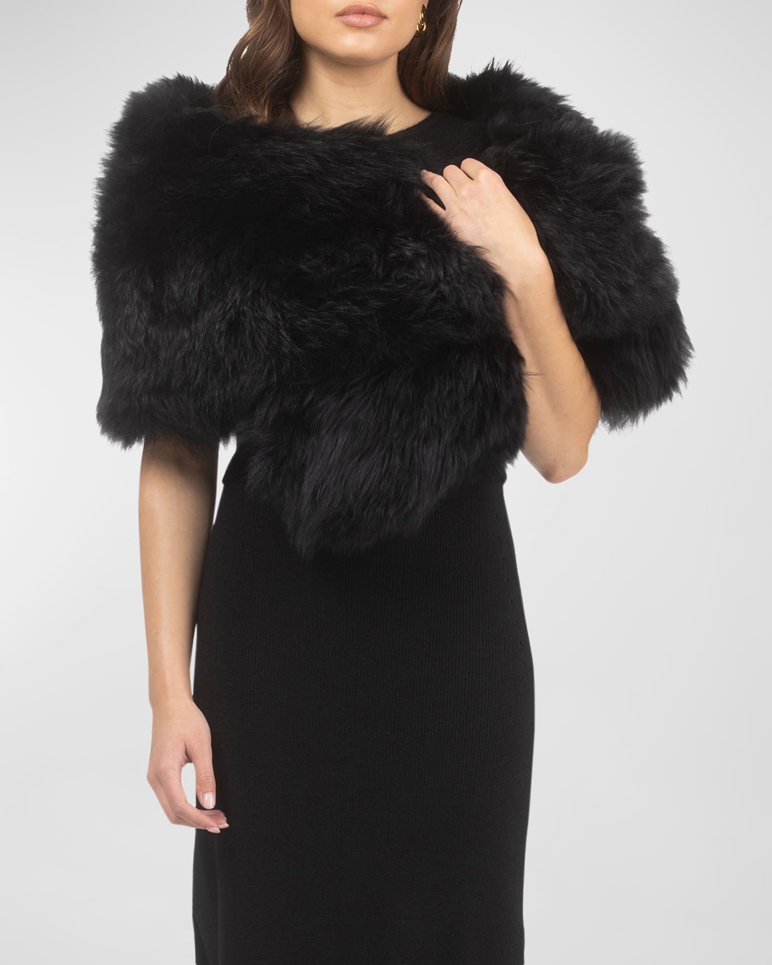 Select Lamb Shearling Stole 1