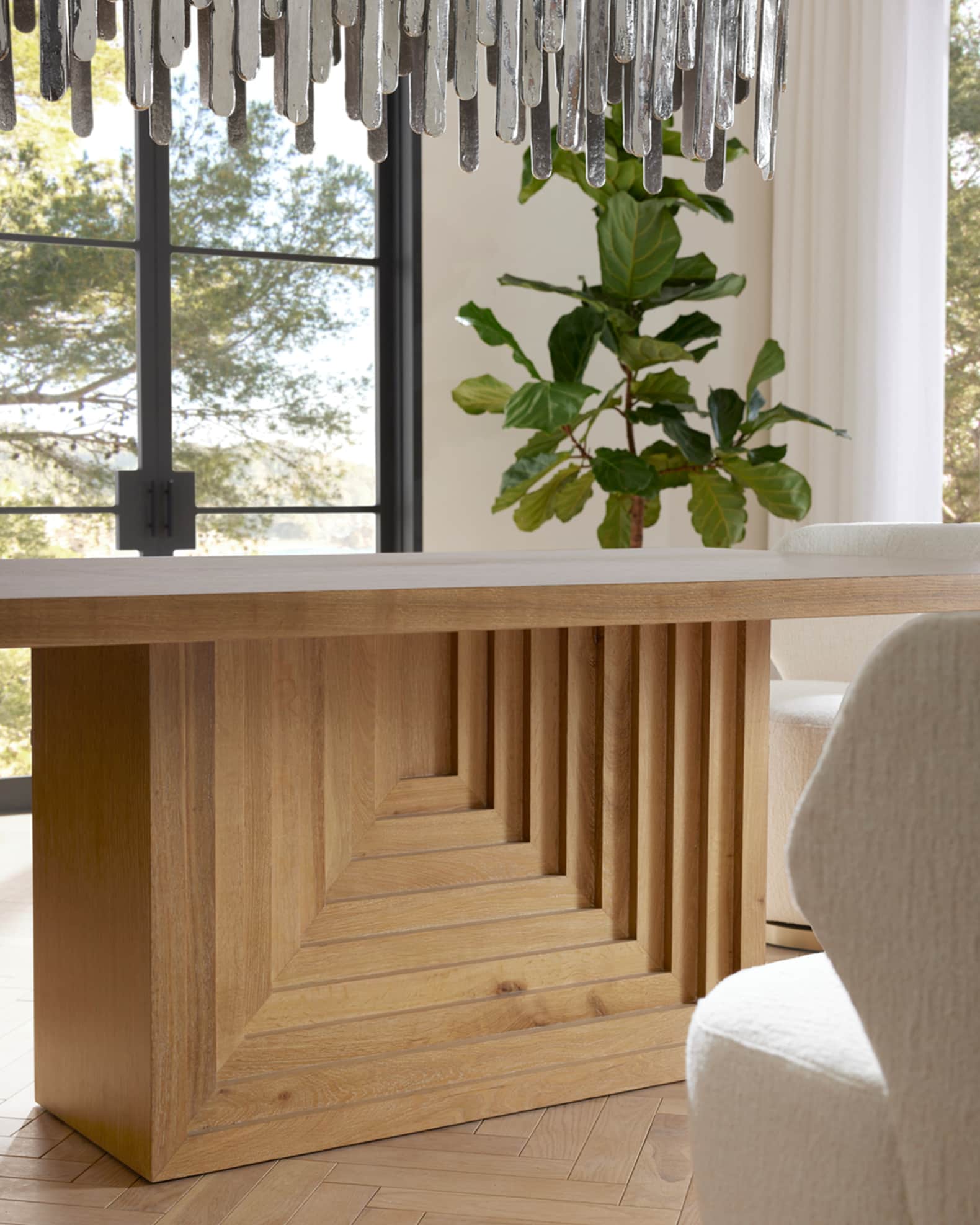 Crockett Dining Table, 80" 1