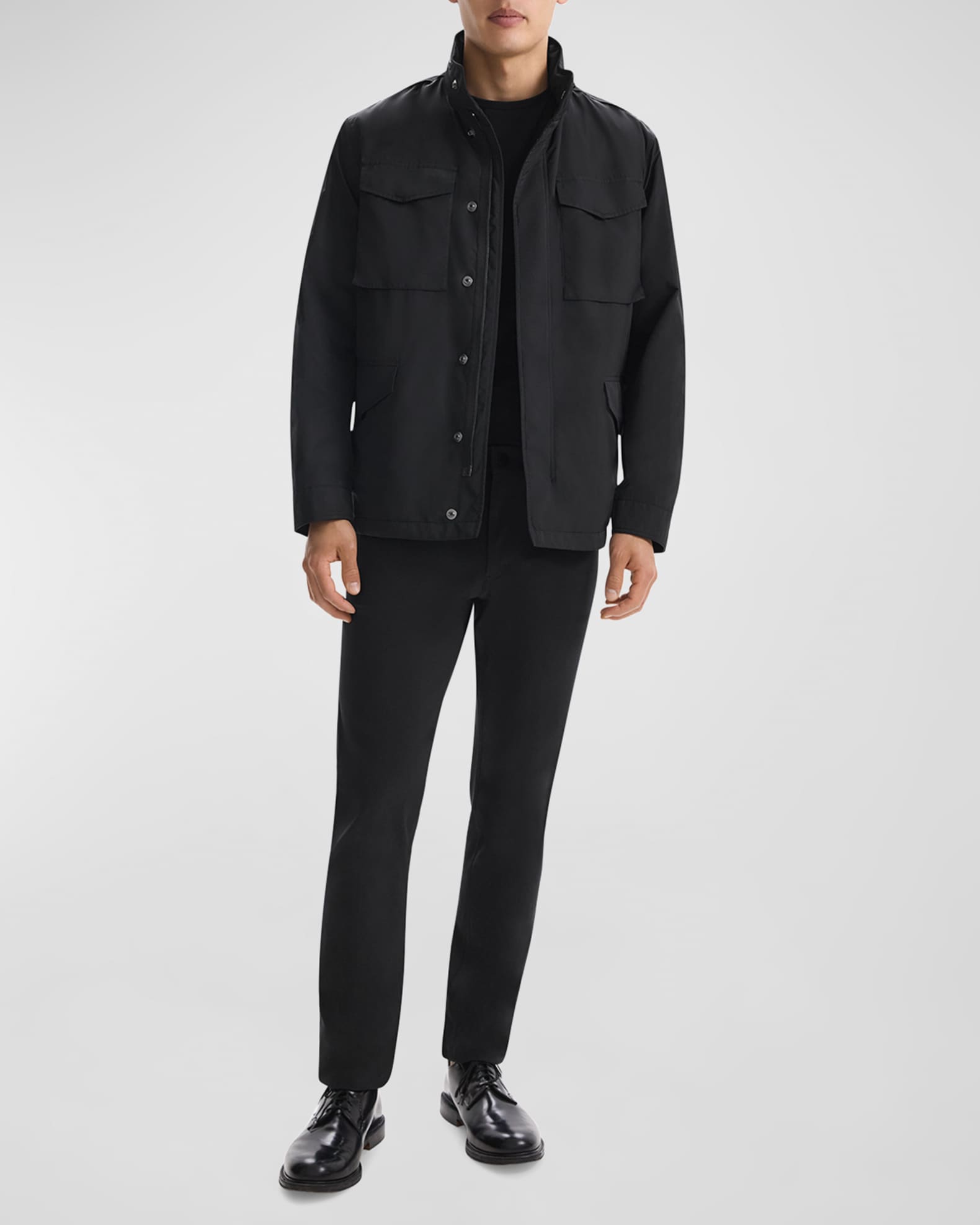 Men's Sleek Nylon Field Jacket 1