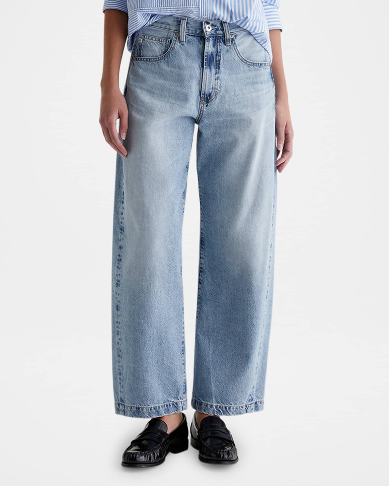 Hattie Wide-Leg Jeans 0